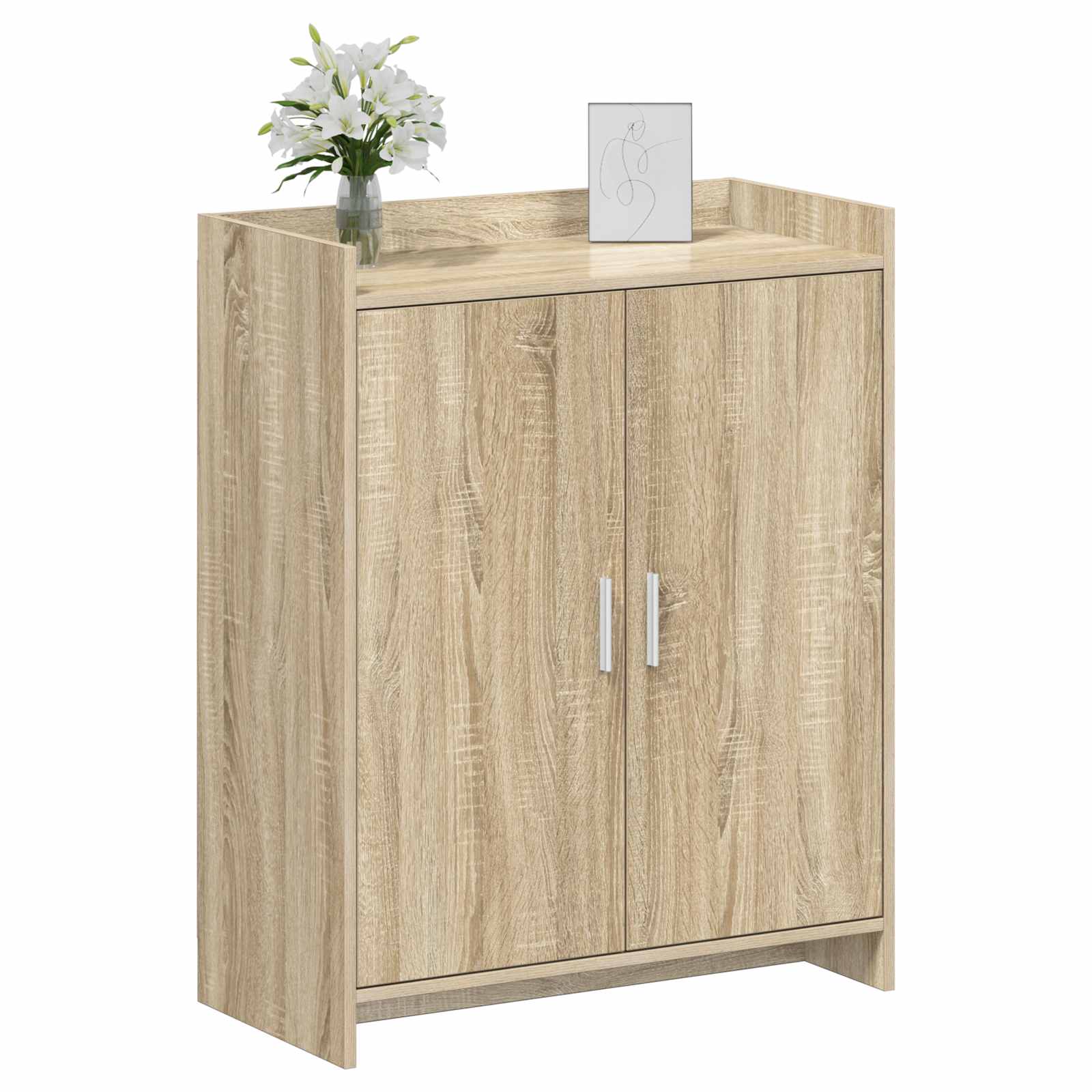 Mobile per scarpe con porta Rovere Sonoma 73,5 x 36 x 92 cm