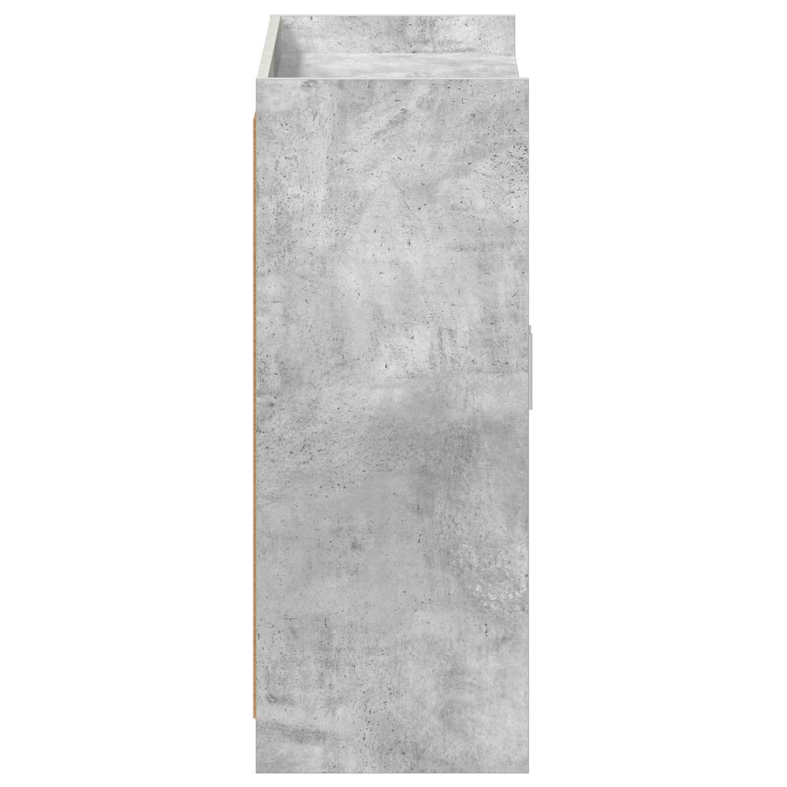 Mobile per scarpe con porta Grigio Cemento 73,5 x 36 x 92 cm