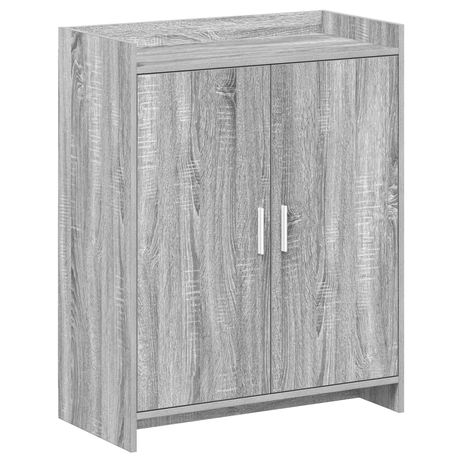 Mobile per scarpe con porta Sonoma grigio 73,5 x 36 x 92 cm