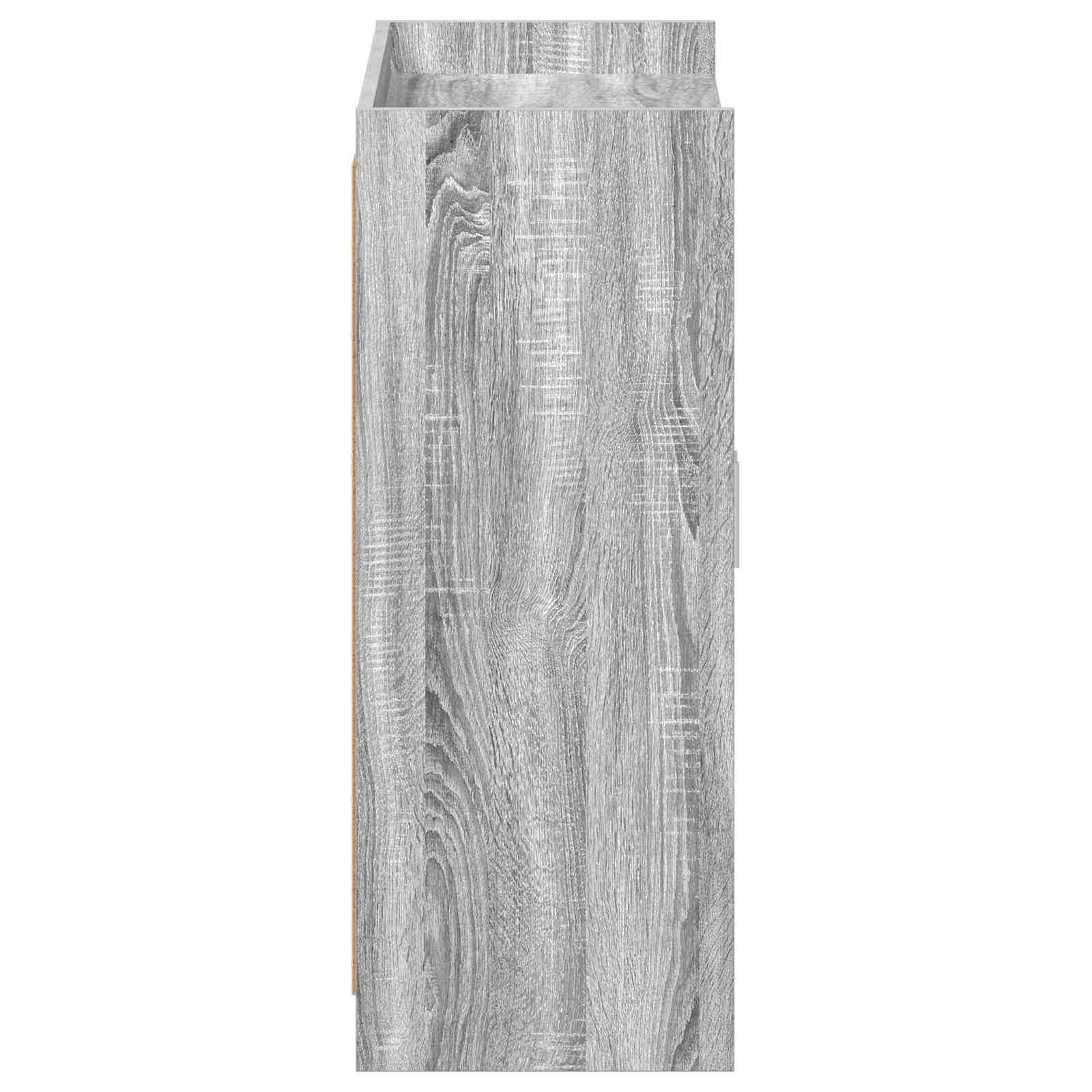 Mobile per scarpe con porta Sonoma grigio 73,5 x 36 x 92 cm