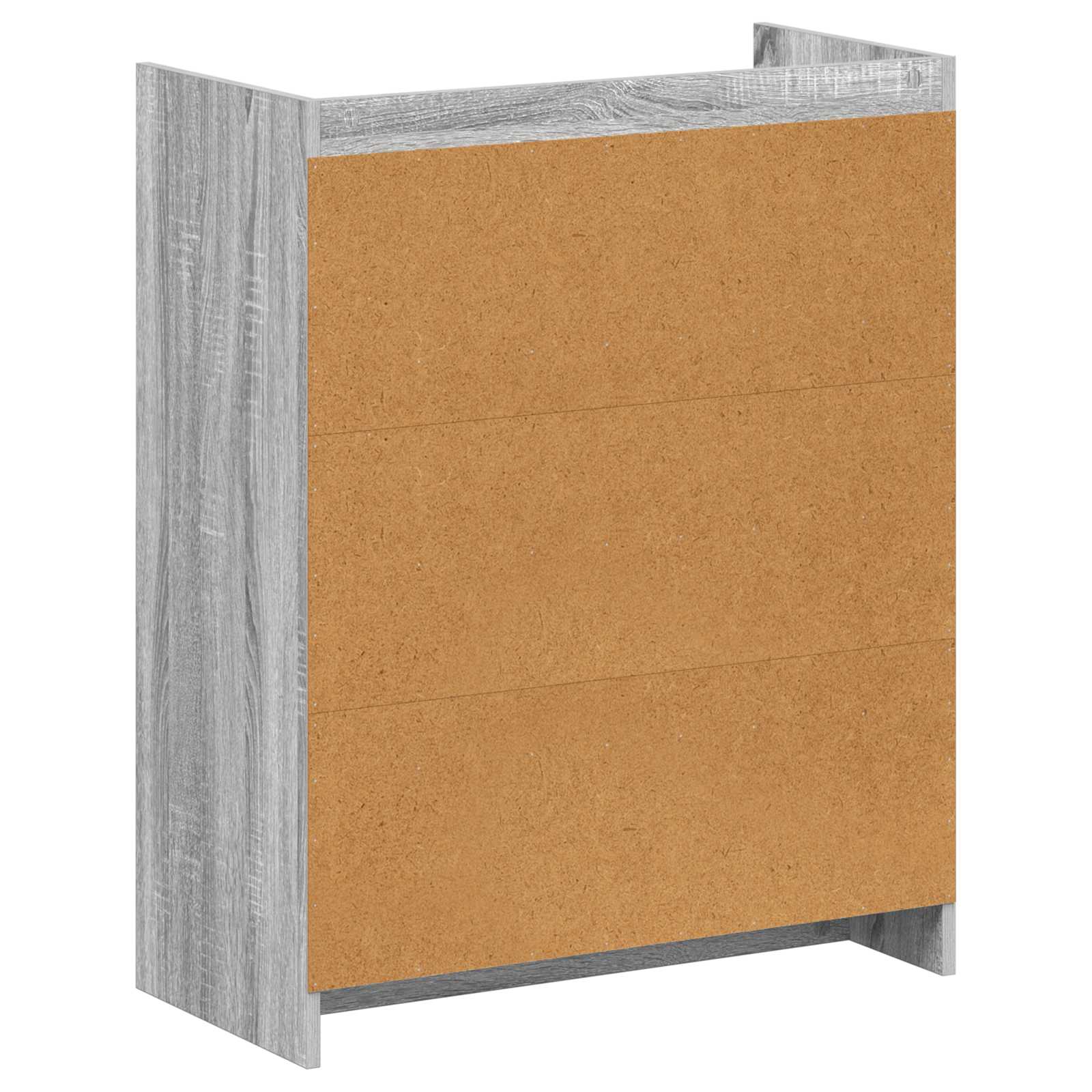 Mobile per scarpe con porta Sonoma grigio 73,5 x 36 x 92 cm