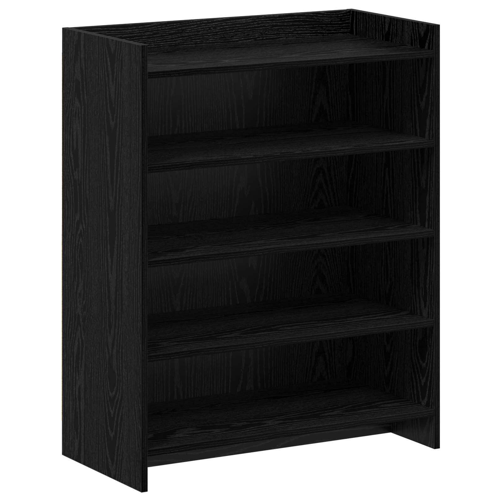 Mobile per scarpe Rovere Nero 73,5 x 36 x 92 cm