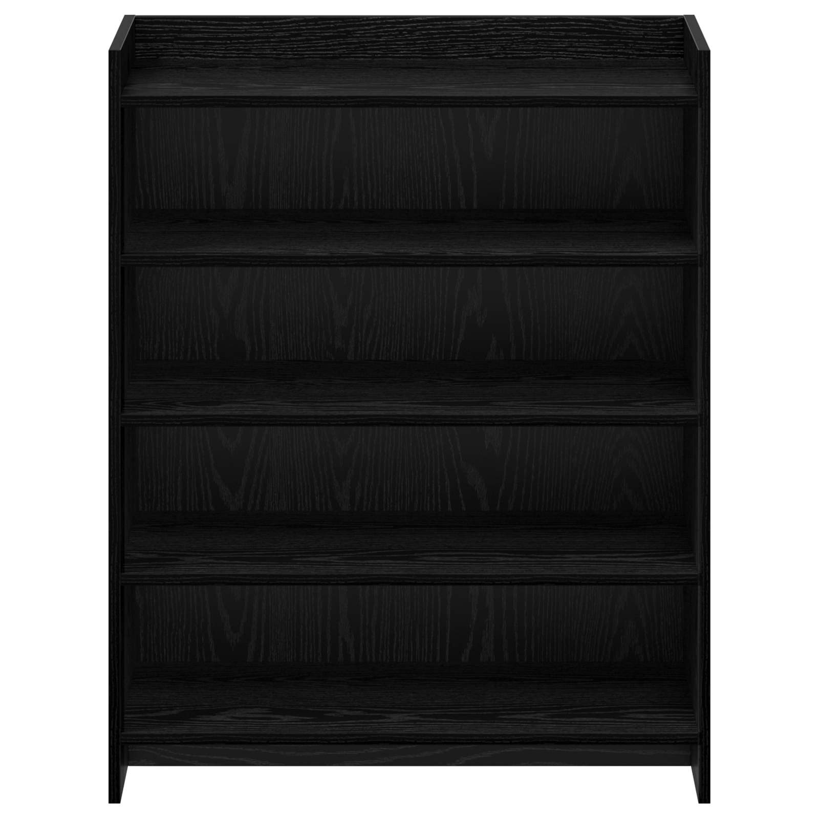 Mobile per scarpe Rovere Nero 73,5 x 36 x 92 cm