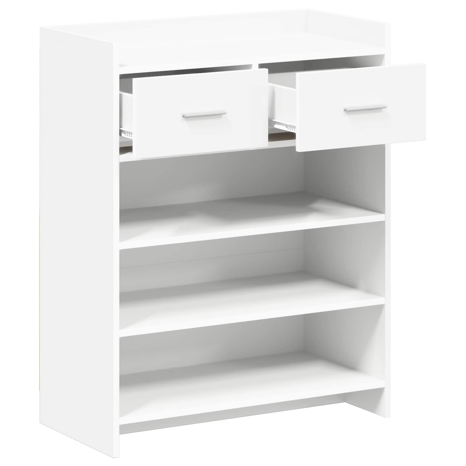 Mobile per scarpe 73,5 x 36 x 92 cm Legno ingegnerizzato Bianco
