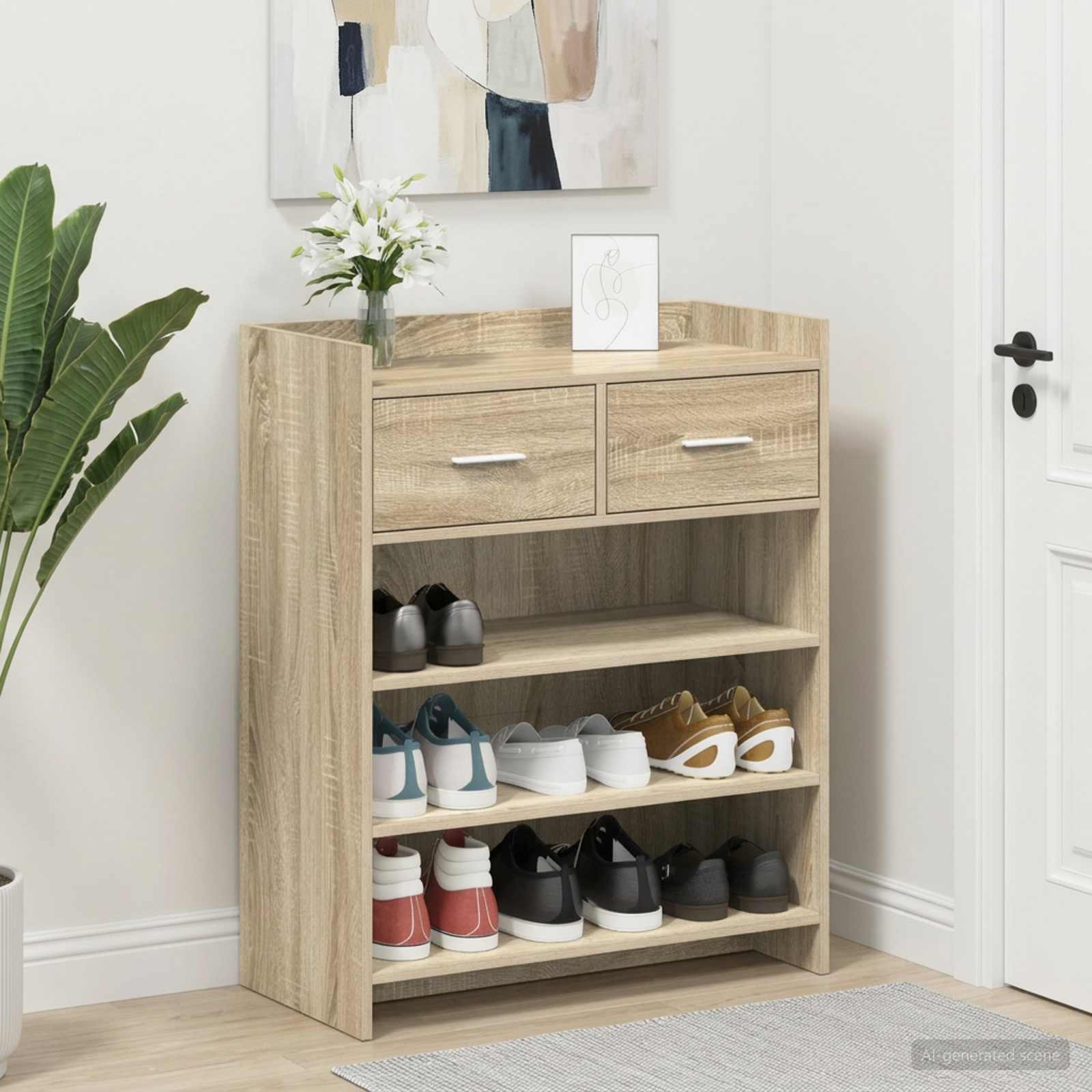 Mobile per scarpe 73,5 x 36 x 92 cm Legno ingegnerizzato