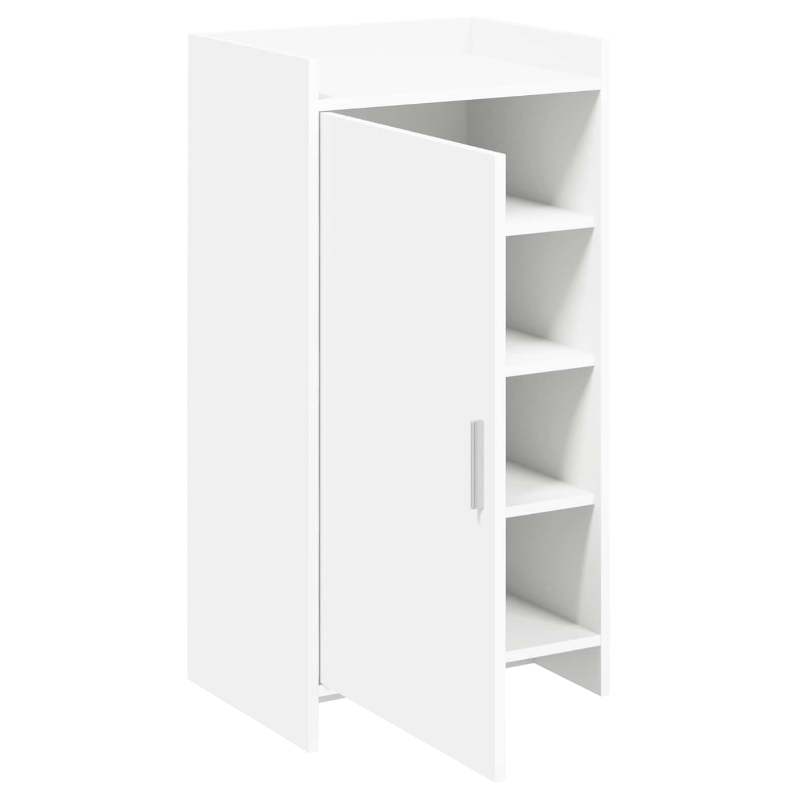 Mobile per scarpe Bianco 48 x 36 x 92 cm Legno ingegnerizzato