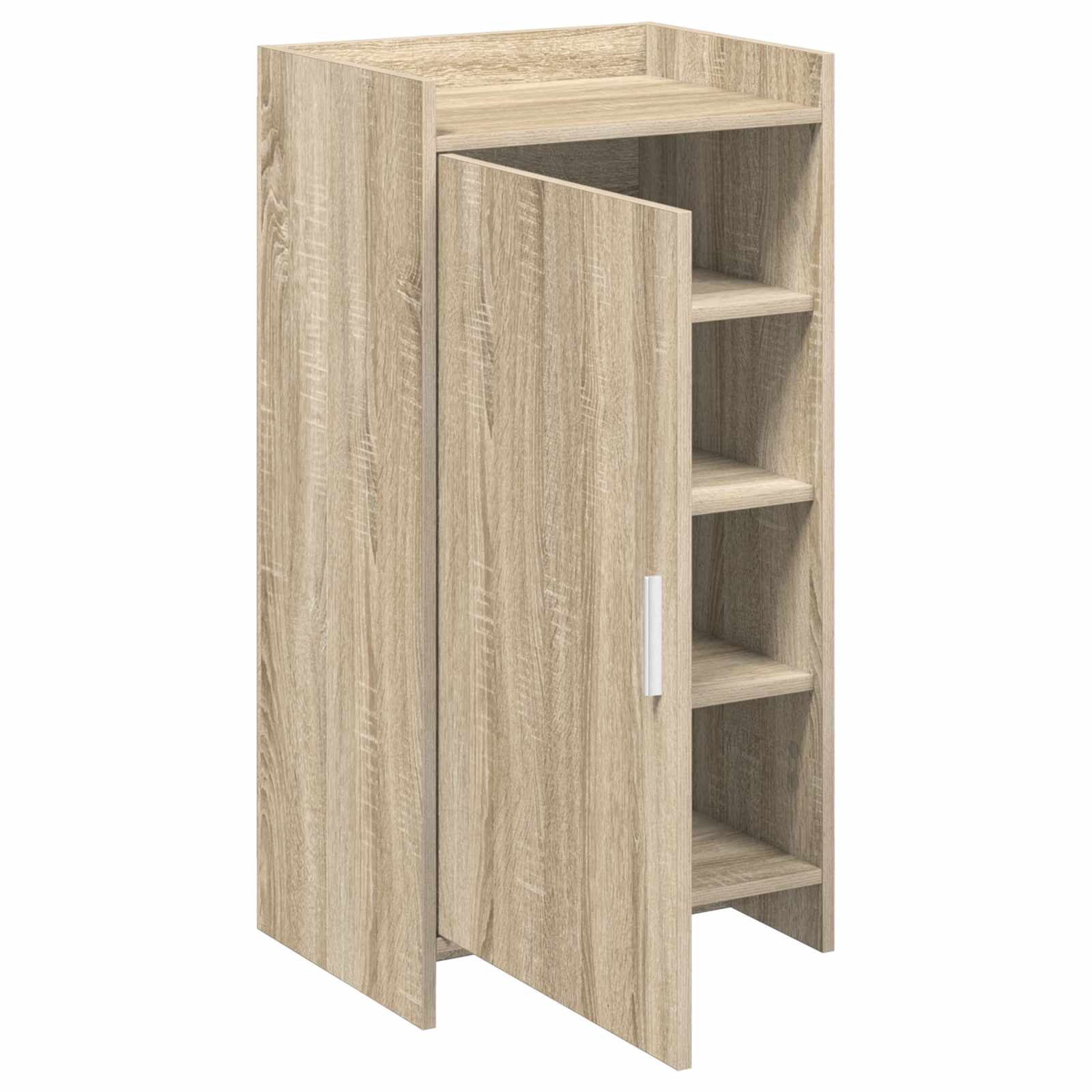 Mobile per scarpe con porta Rovere Sonoma 48 x 36 x 92 cm