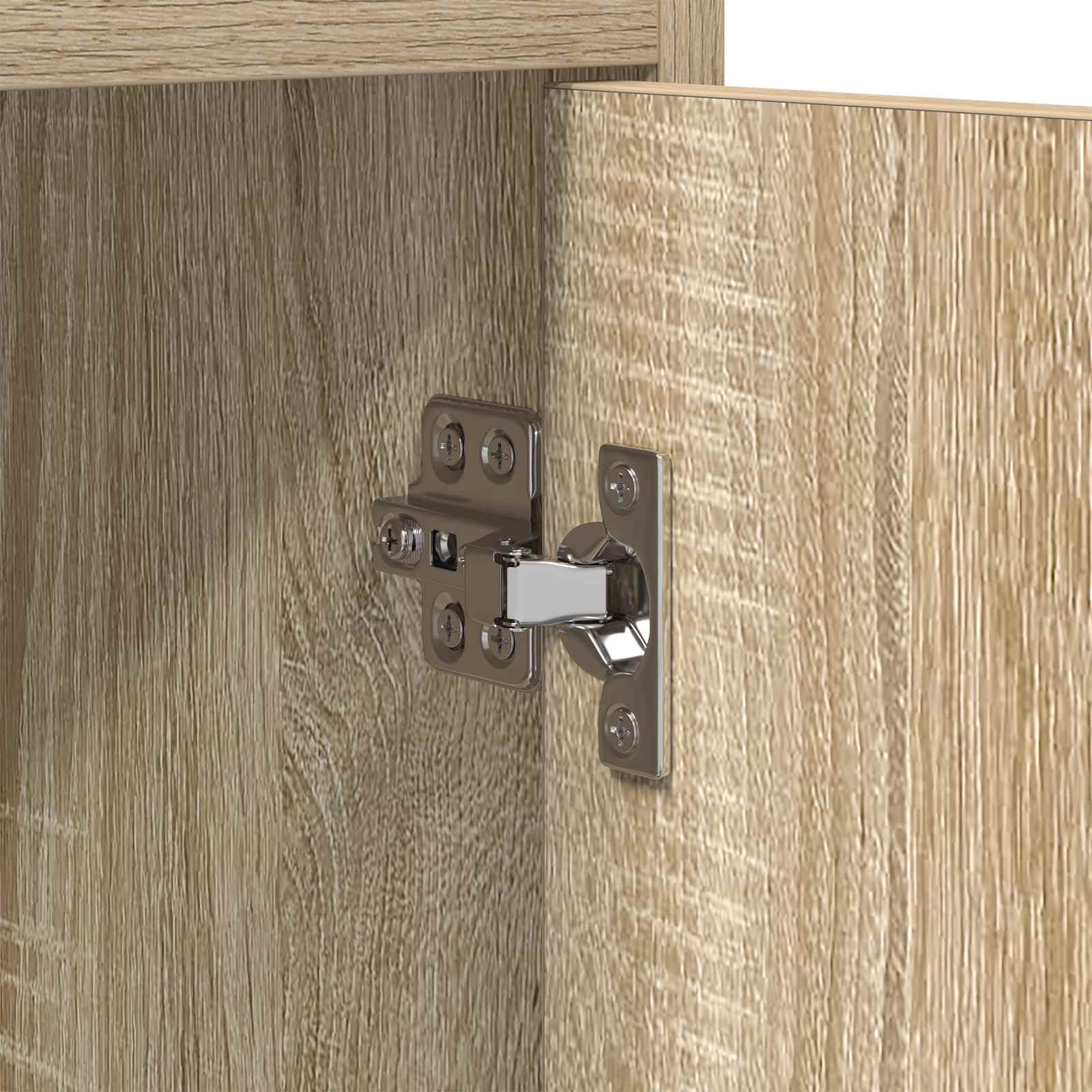 Mobile per scarpe con porta Rovere Sonoma 48 x 36 x 92 cm