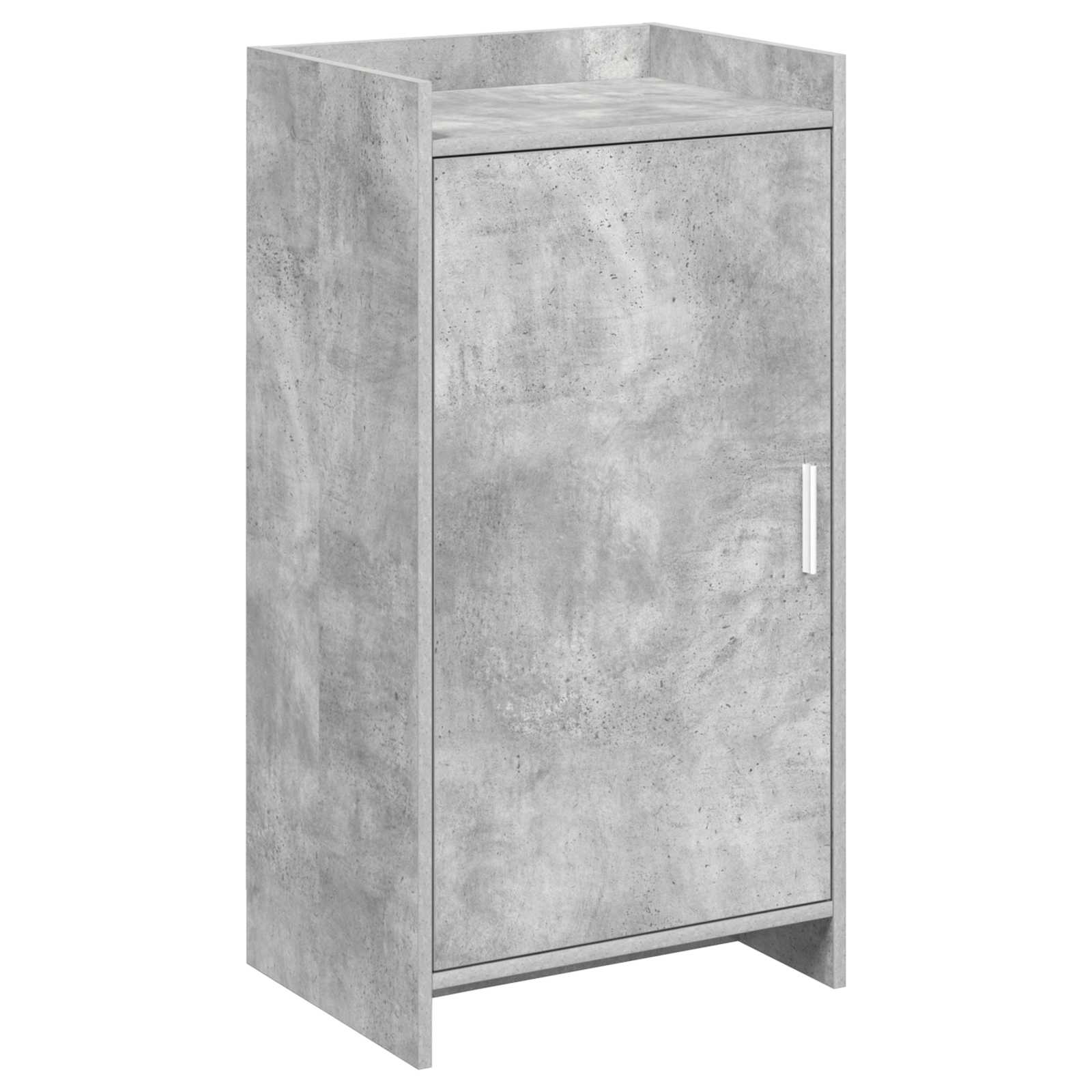 Mobile per scarpe con porta Grigio Cemento 48 x 36 x 92 cm