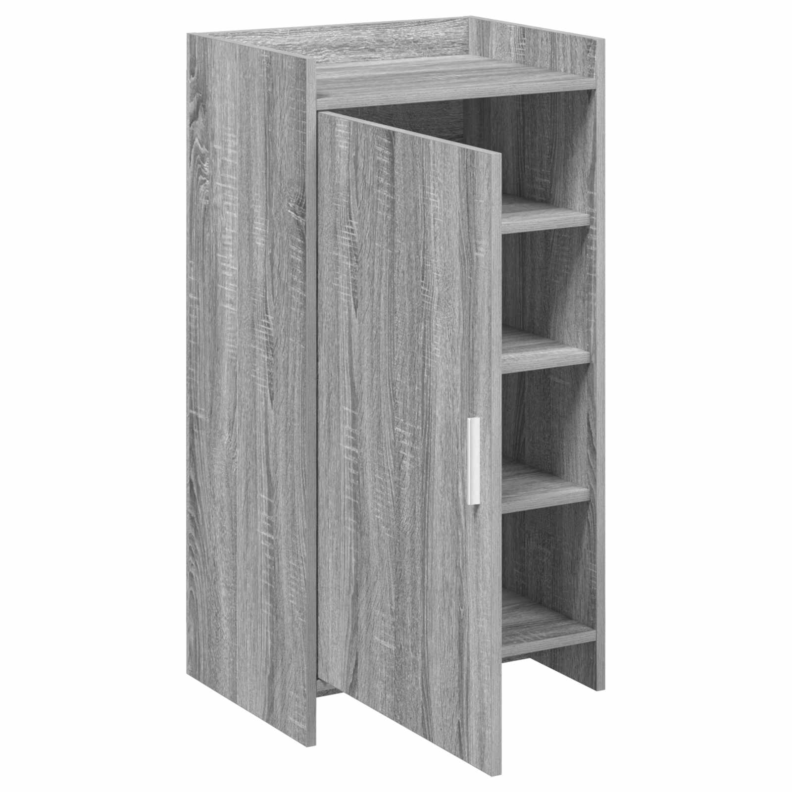 Mobile per scarpe con porta Sonoma grigio 48 x 36 x 92 cm