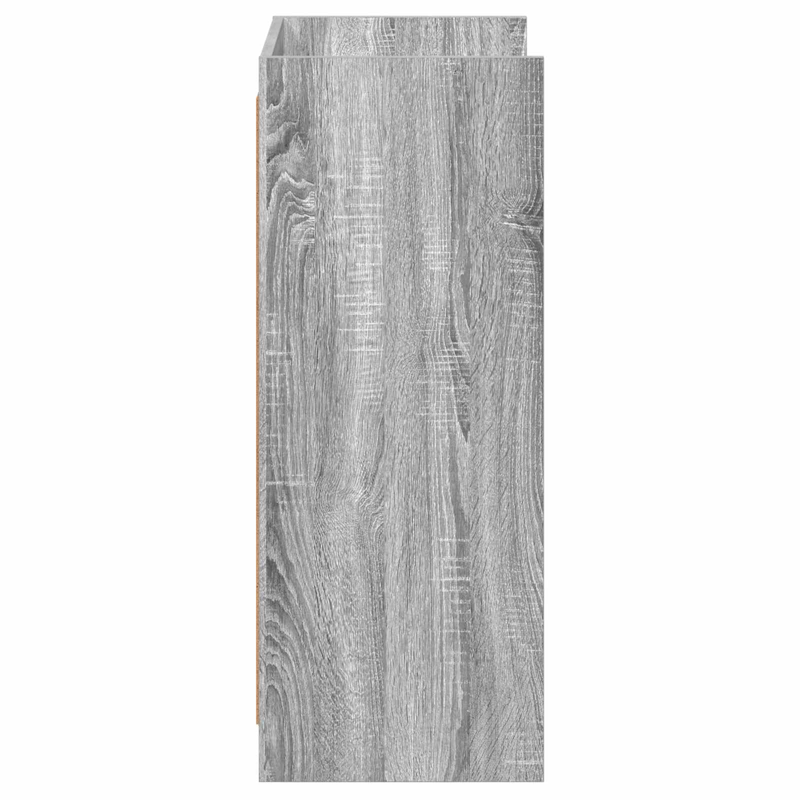 Mobile per scarpe con porta Sonoma grigio 48 x 36 x 92 cm
