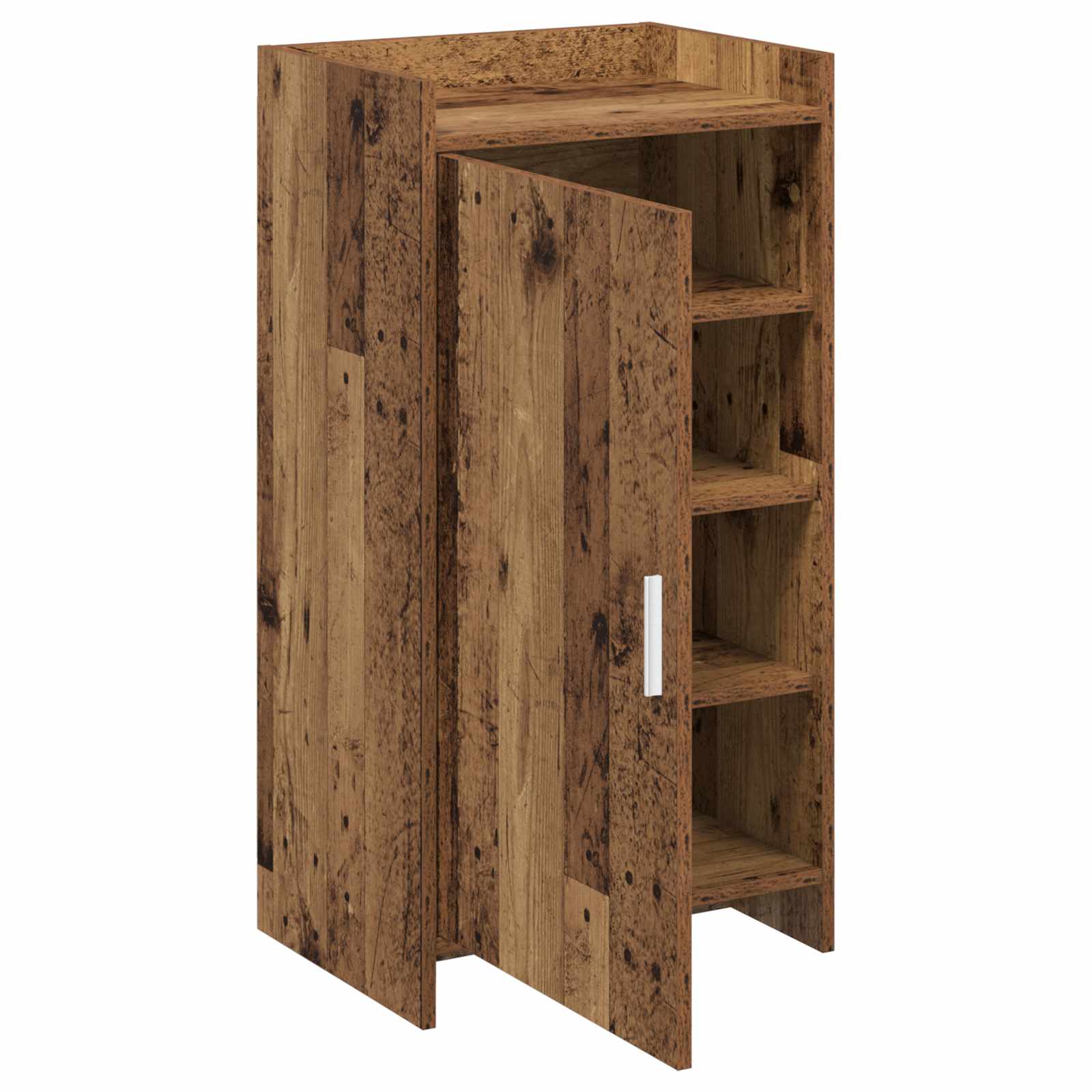 Mobile per scarpe con porta Legno antico 48 x 36 x 92 cm