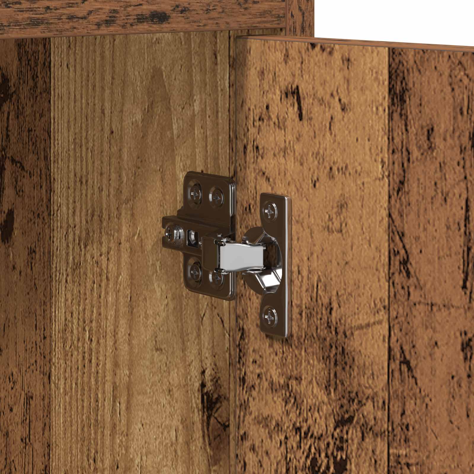 Mobile per scarpe con porta Legno antico 48 x 36 x 92 cm