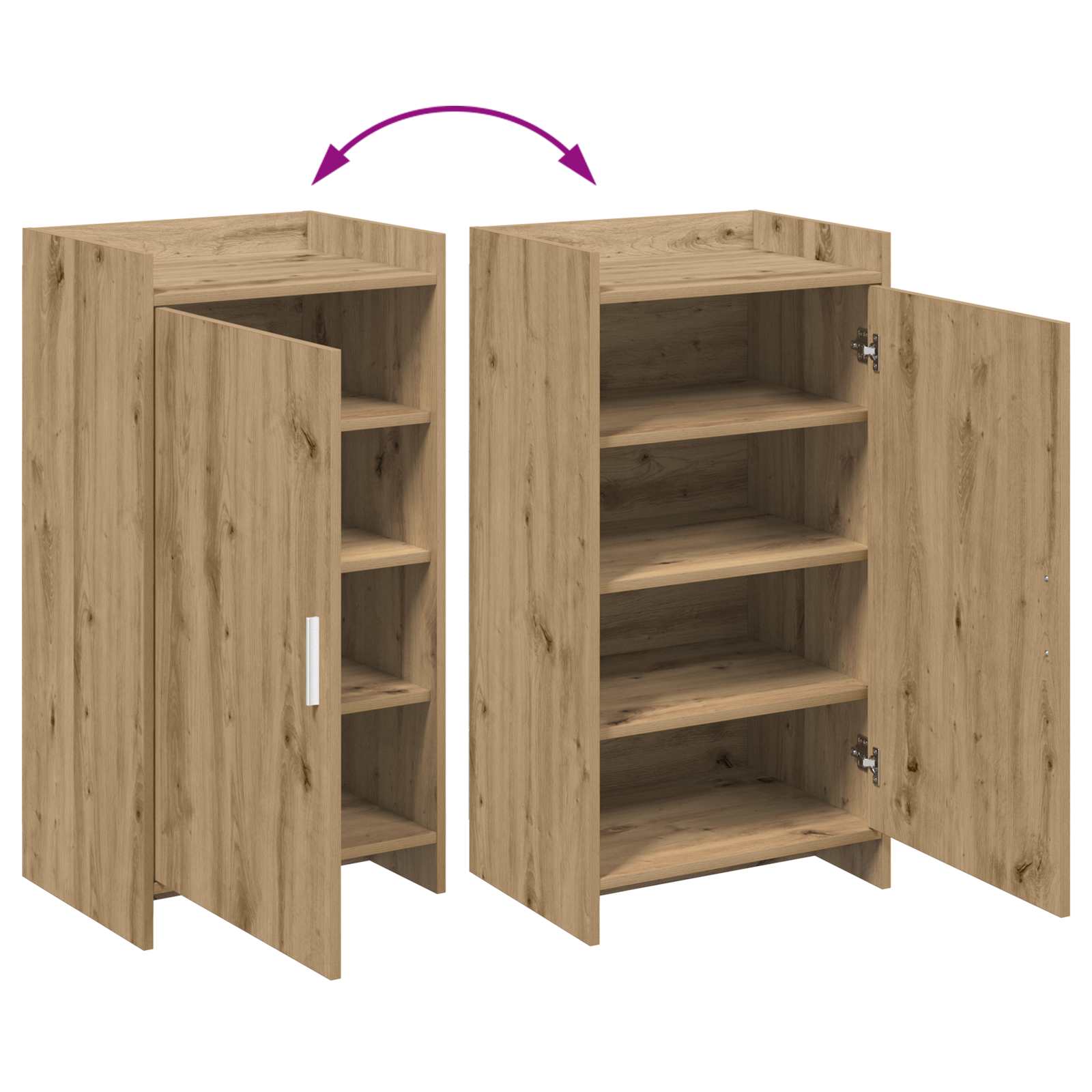Mobile per scarpe 48 x 36 x 92 cm Legno ingegnerizzato