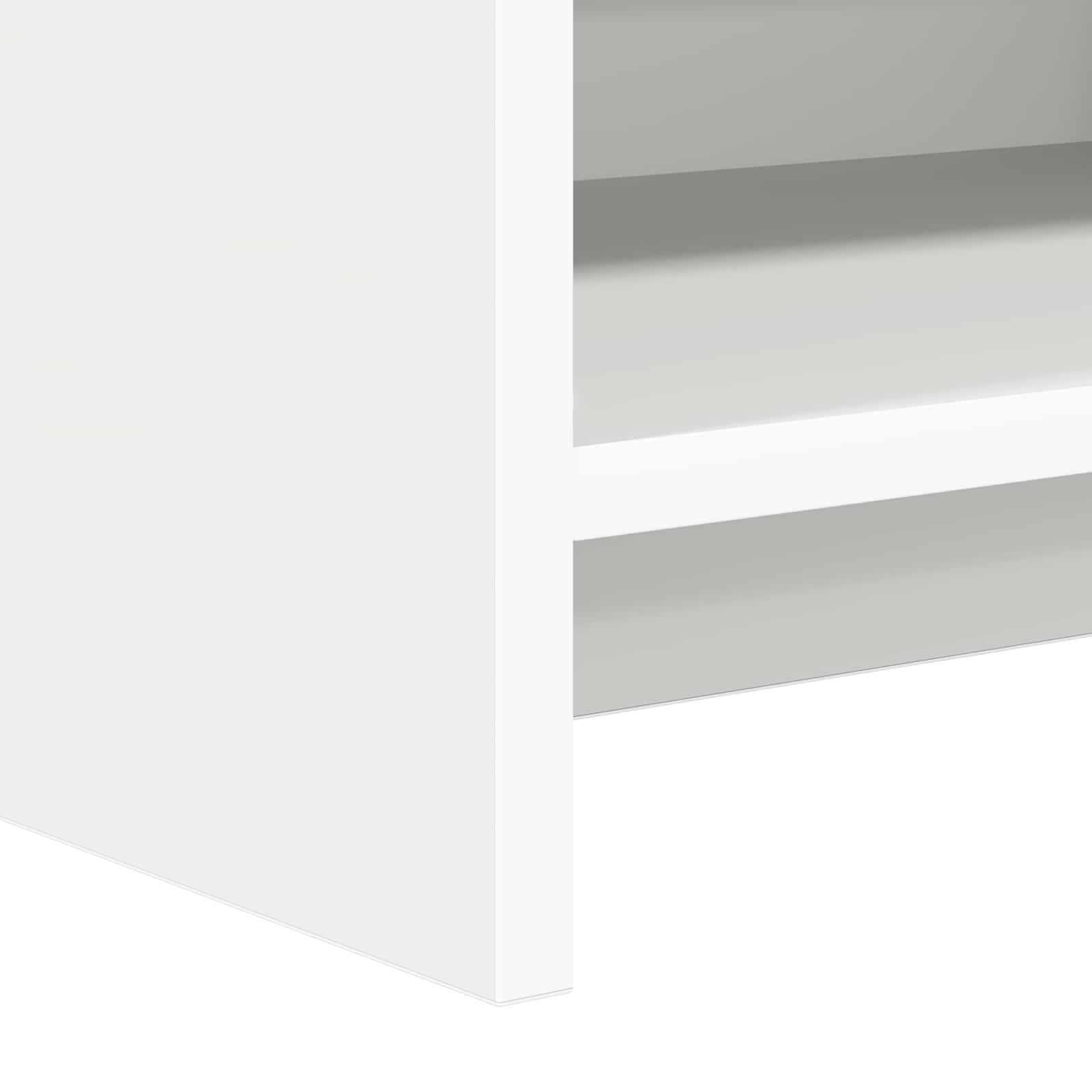 Mobile per scarpe Bianco 48 x 36 x 92 cm Legno ingegnerizzato