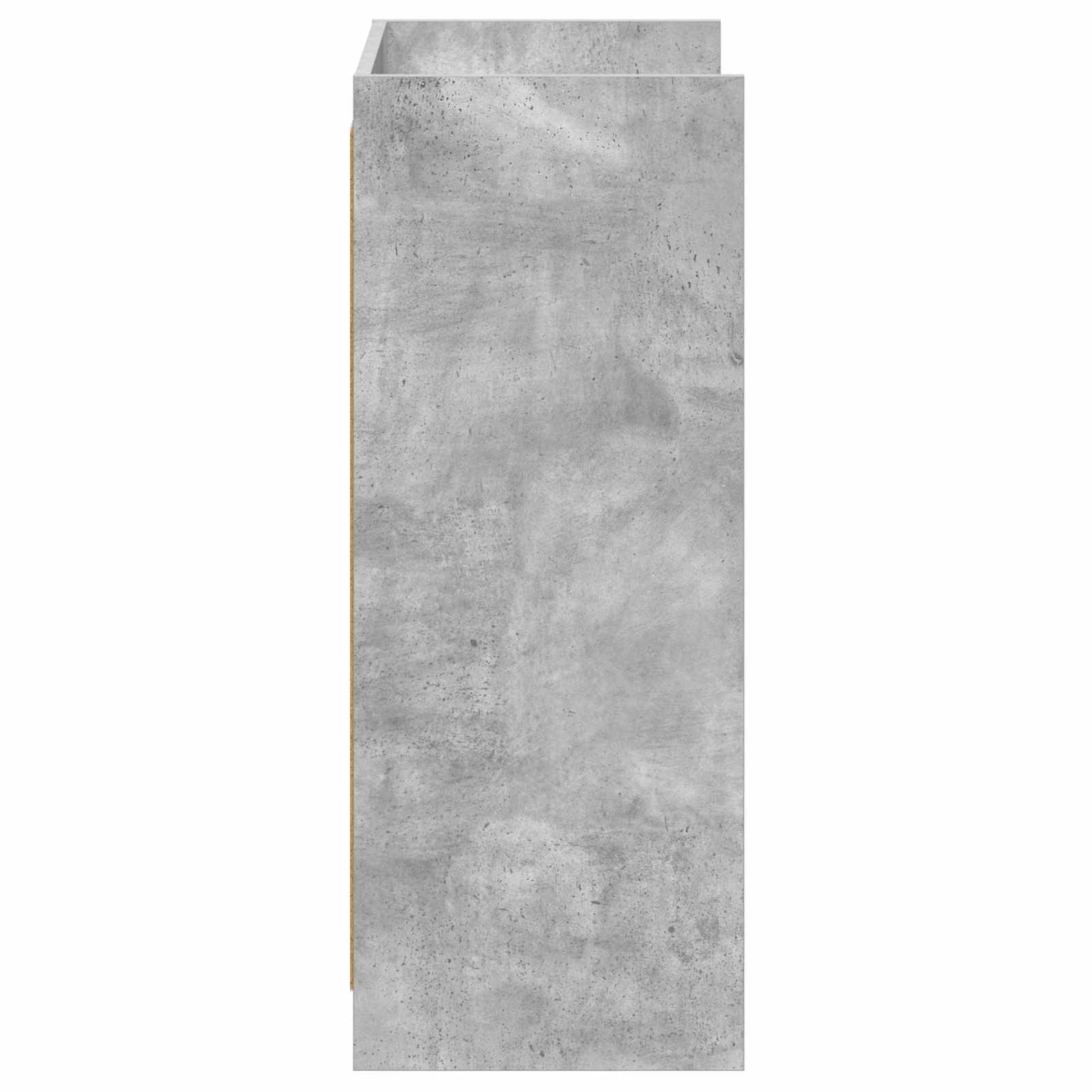 Mobile per scarpe Grigio Cemento 48 x 36 x 92 cm