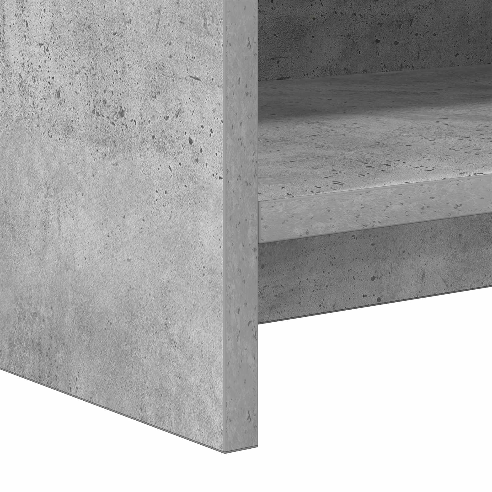Mobile per scarpe Grigio Cemento 48 x 36 x 92 cm