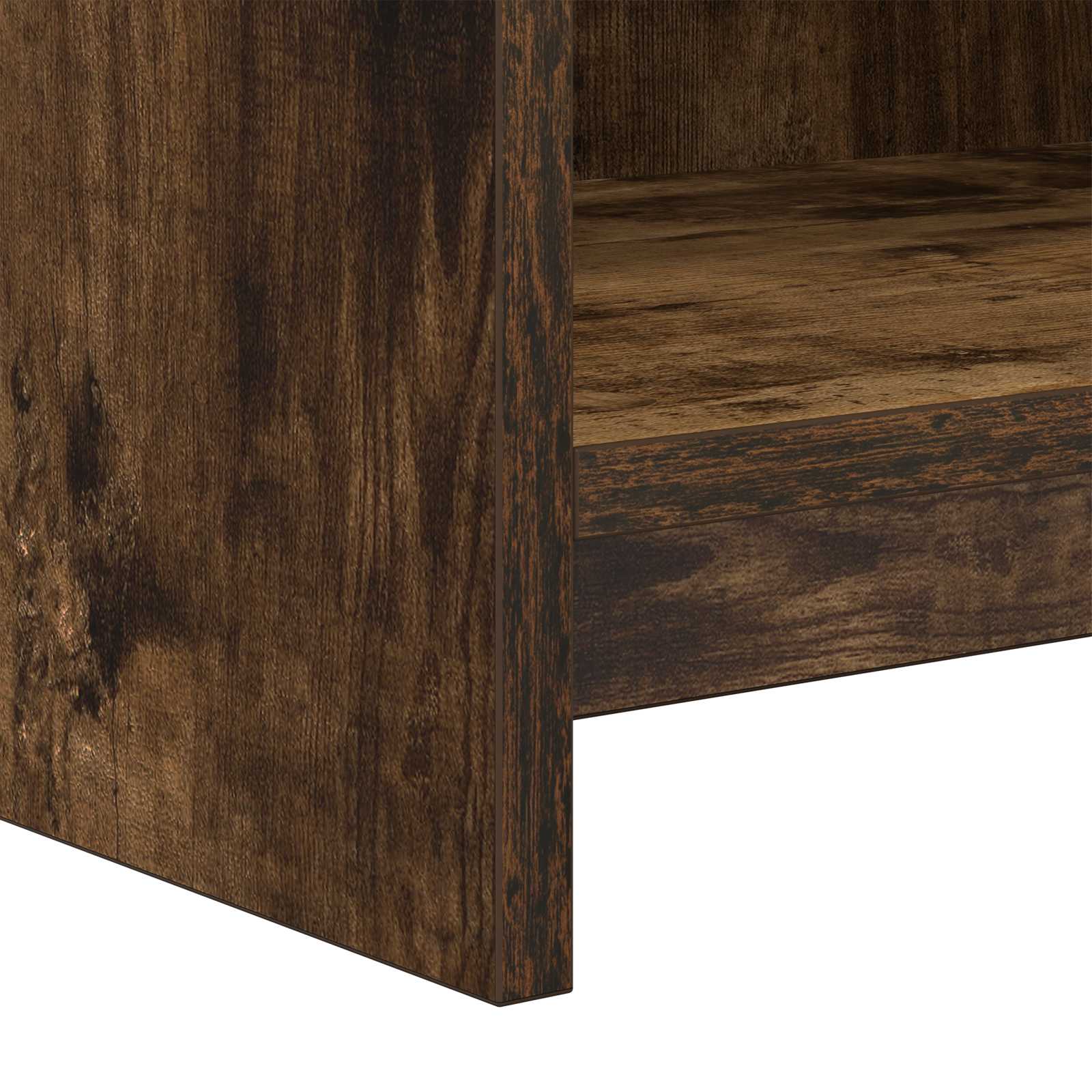 Mobile per scarpe con archiviazione Rovere Fumo 48 x 36 x 92 cm