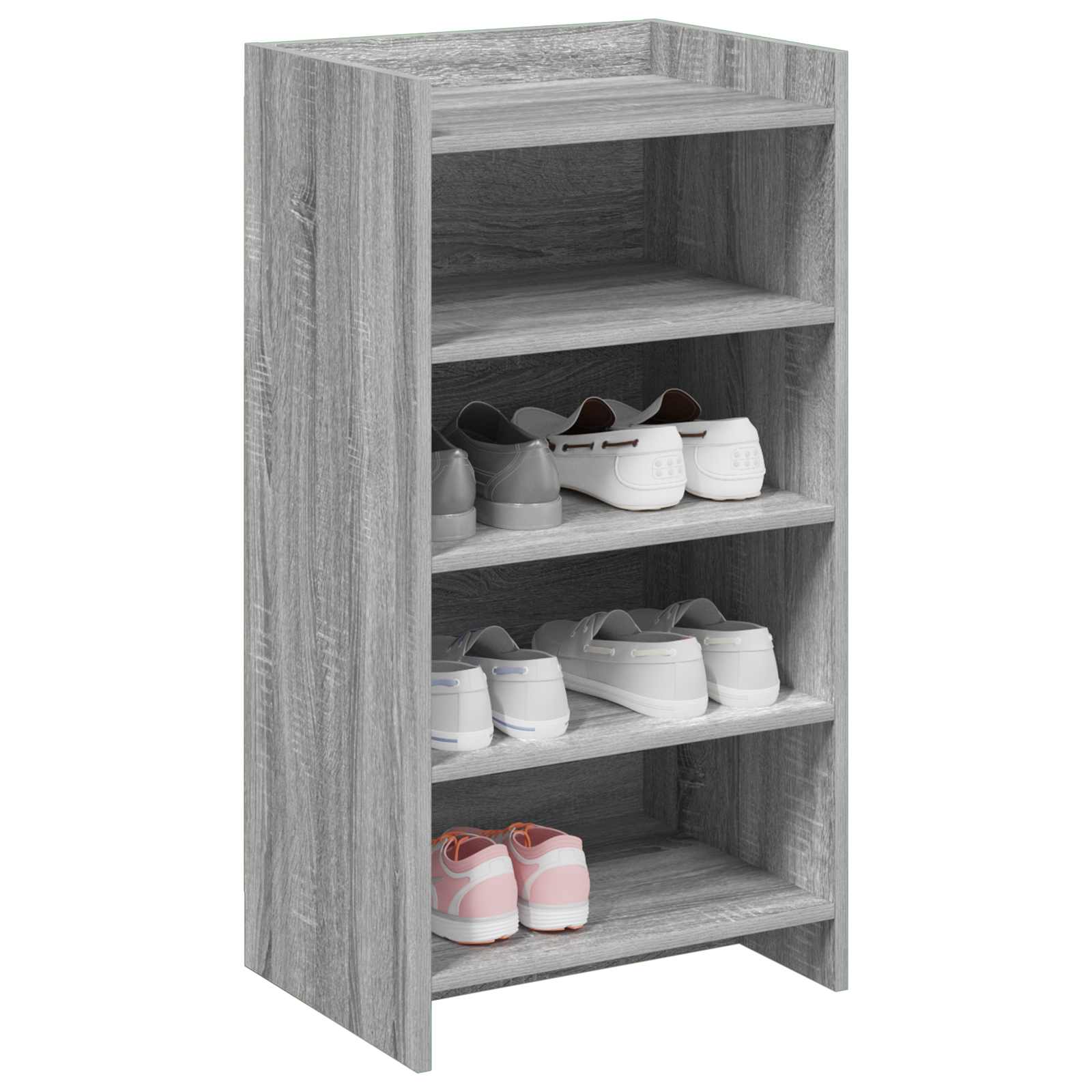 Mobile per scarpe Sonoma grigio 48 x 36 x 92 cm