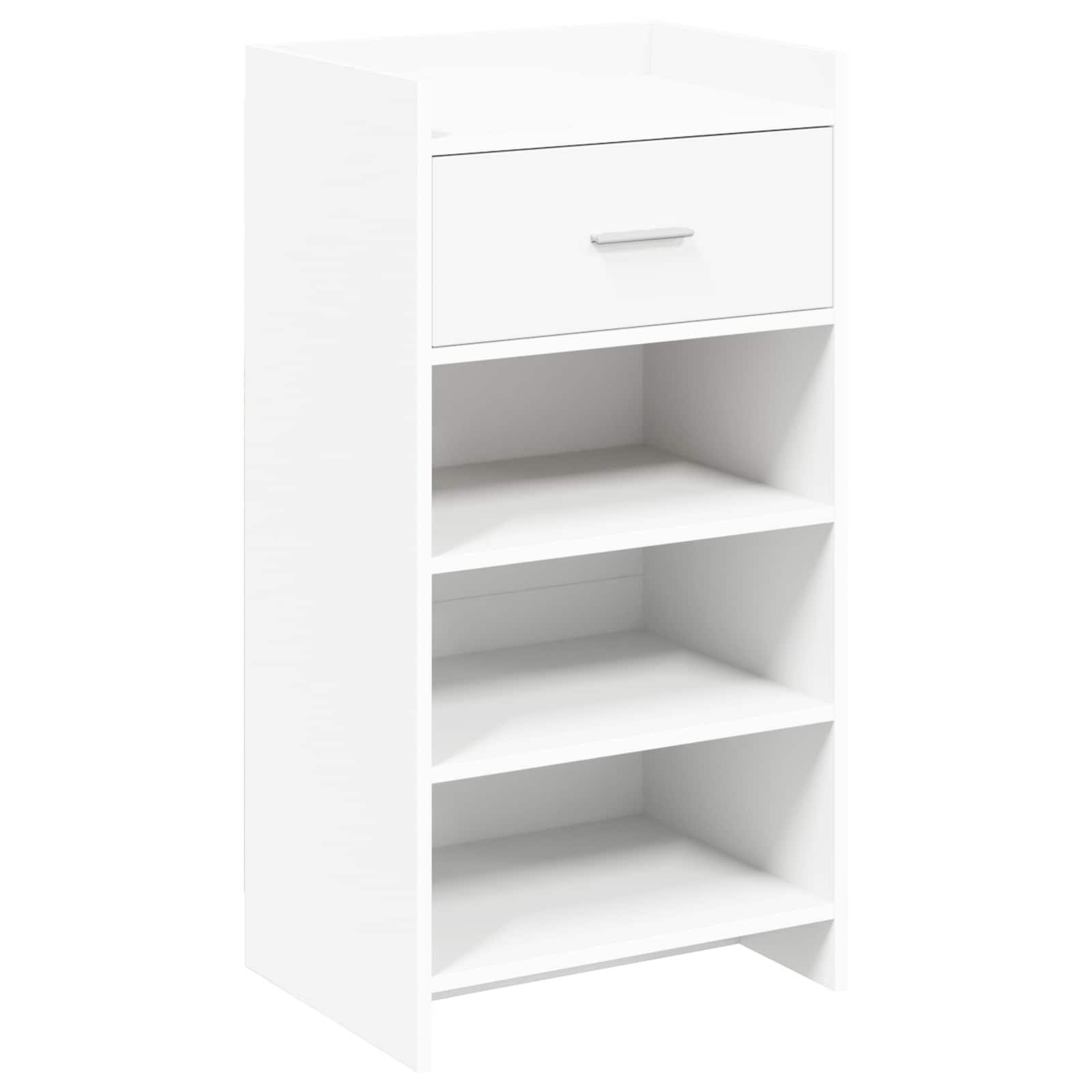 Mobile per scarpe Bianco 48 x 36 x 92 cm Legno ingegnerizzato