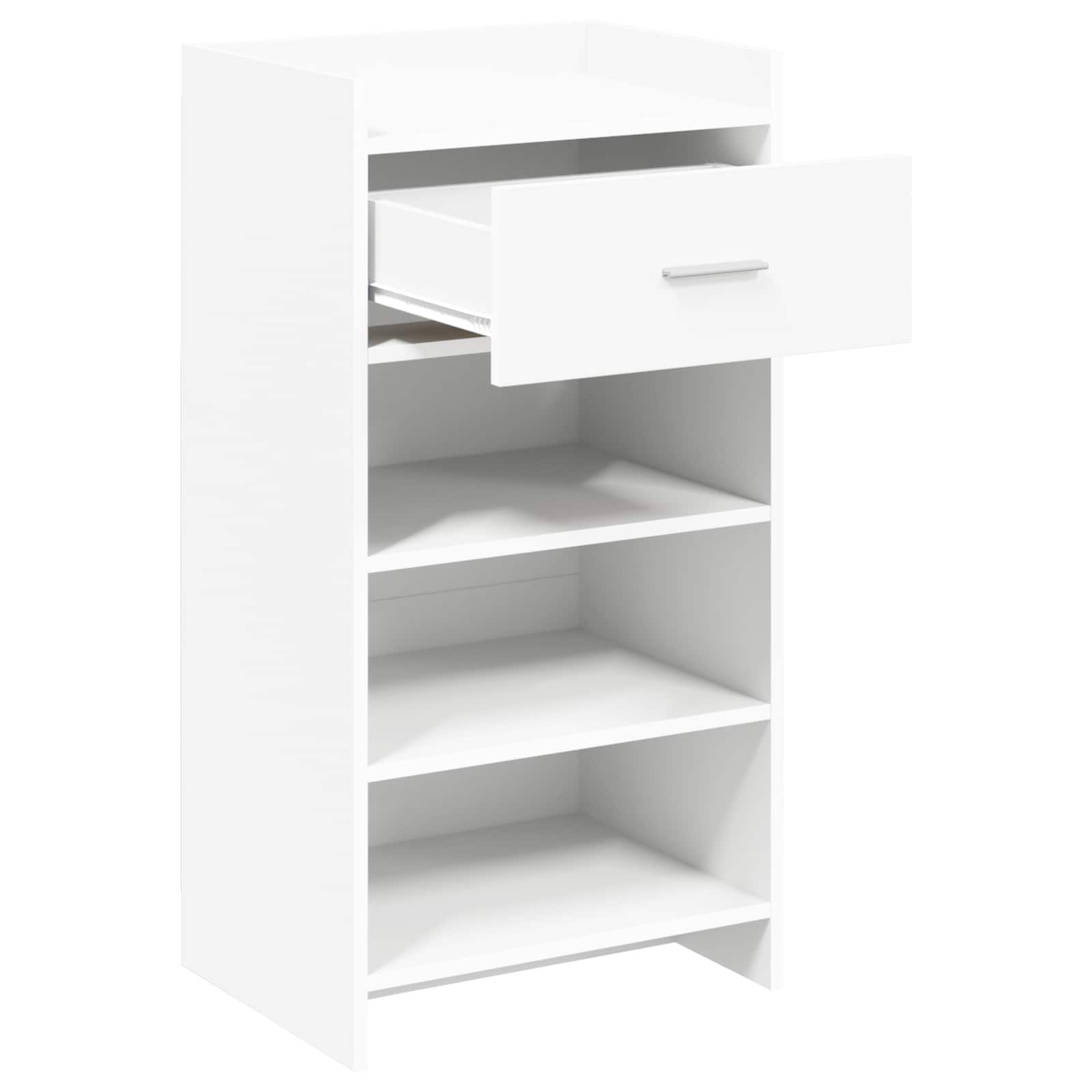 Mobile per scarpe Bianco 48 x 36 x 92 cm Legno ingegnerizzato