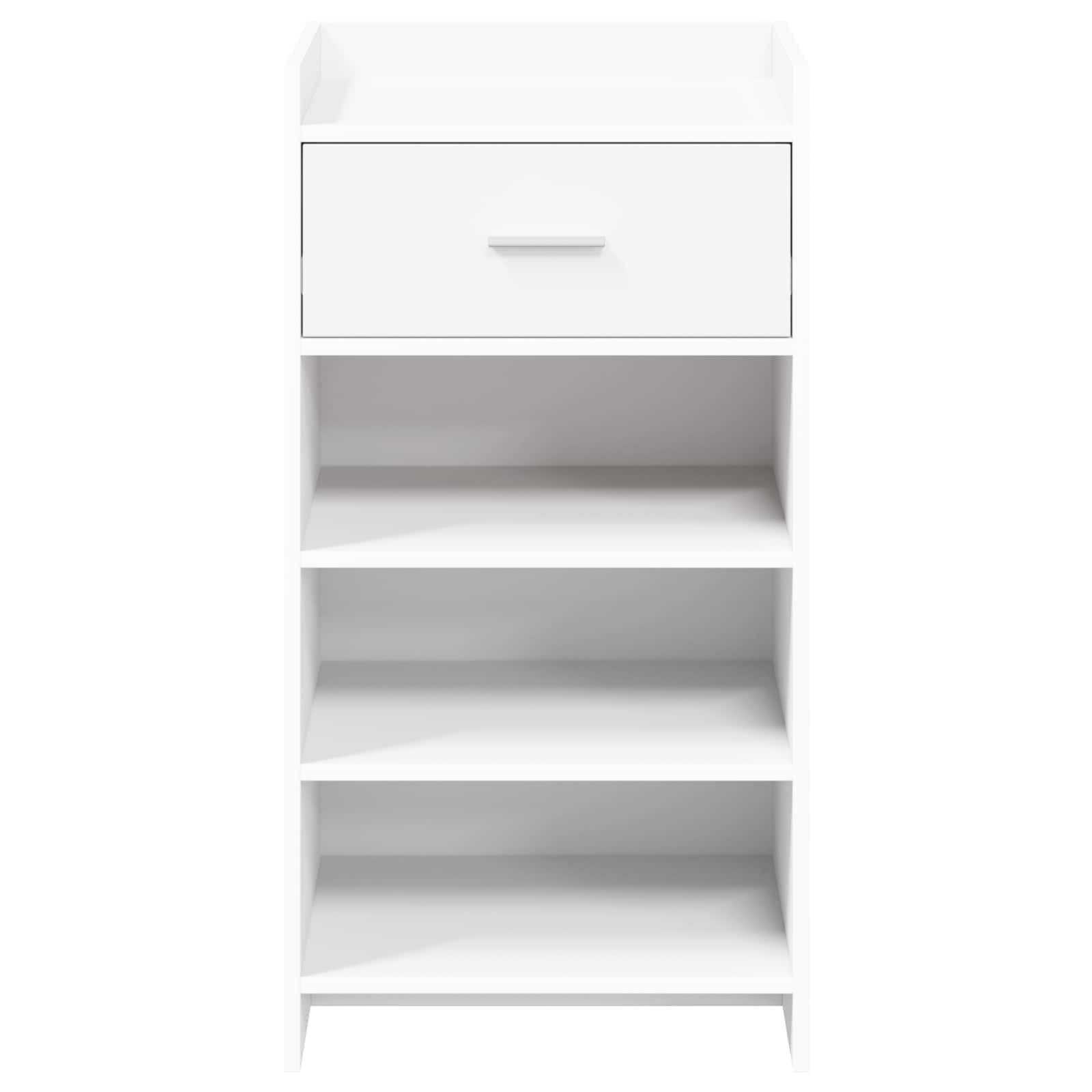 Mobile per scarpe Bianco 48 x 36 x 92 cm Legno ingegnerizzato