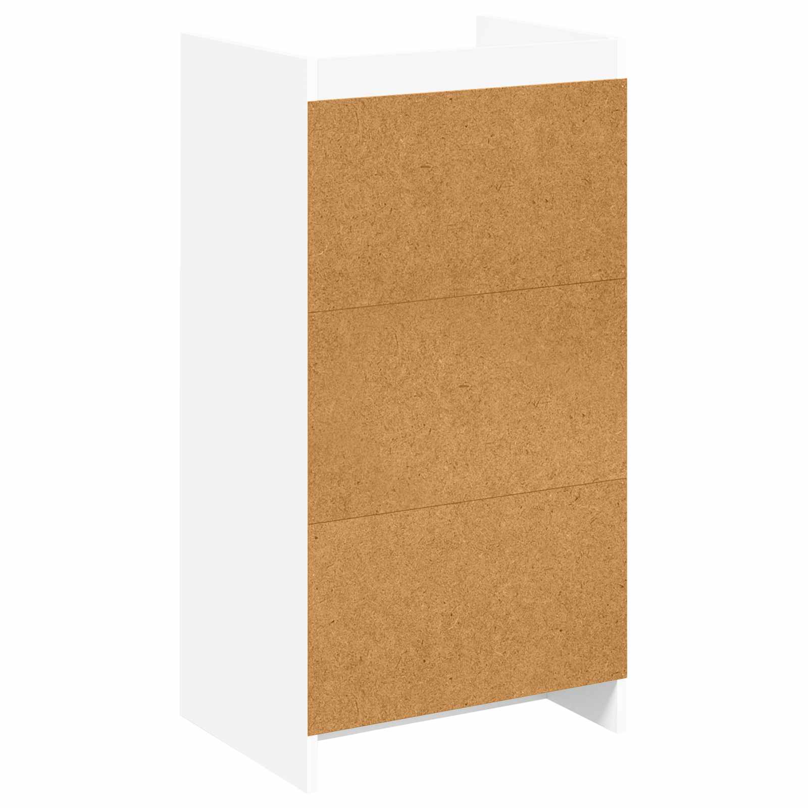 Mobile per scarpe Bianco 48 x 36 x 92 cm Legno ingegnerizzato