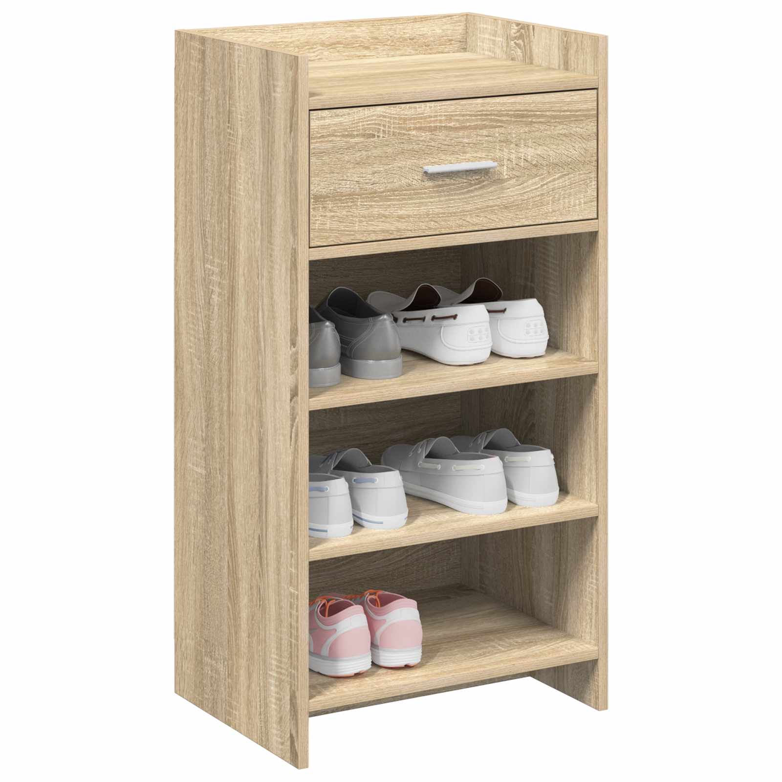 Mobile per scarpe con cassetto Rovere Sonoma 48 x 36 x 92 cm