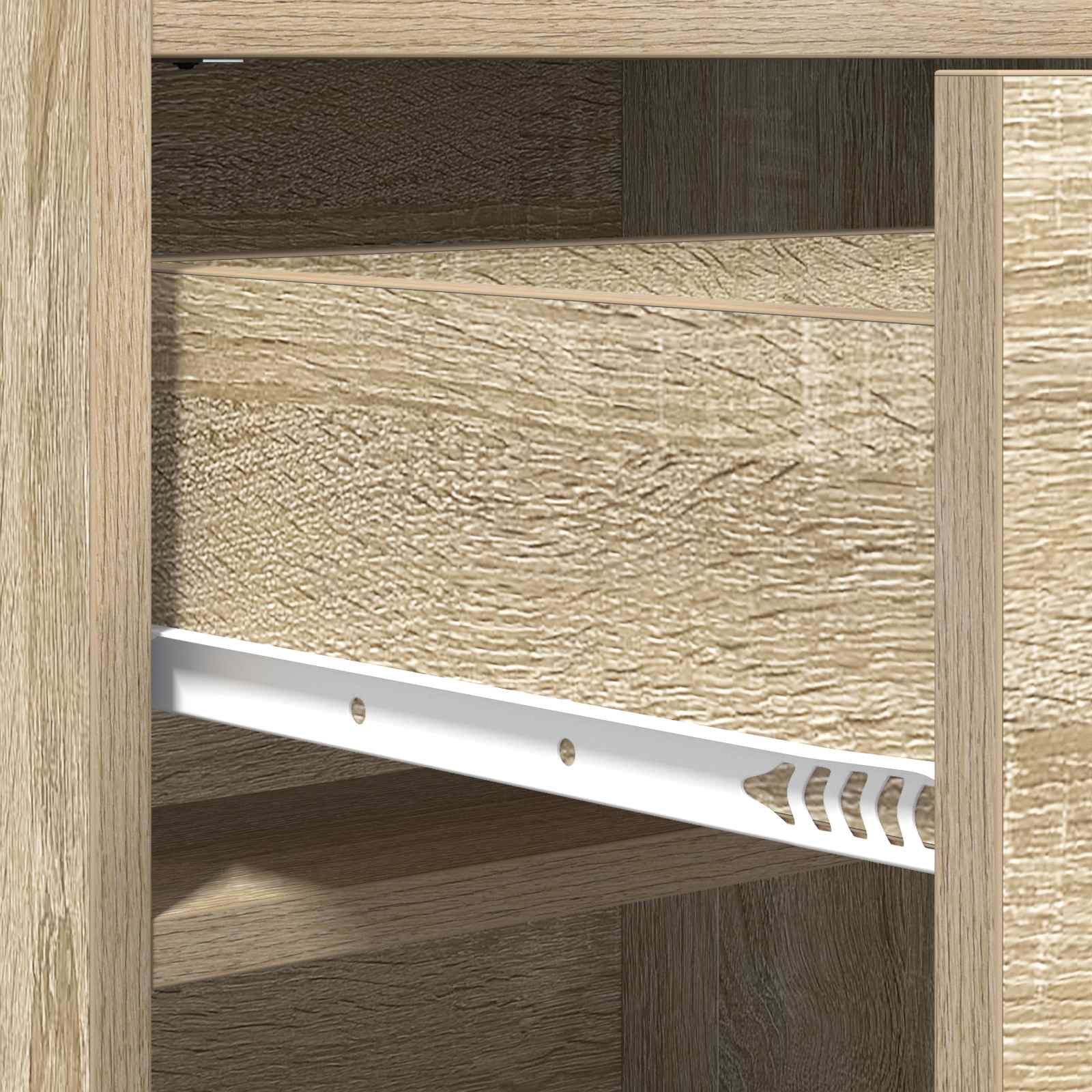 Mobile per scarpe con cassetto Rovere Sonoma 48 x 36 x 92 cm