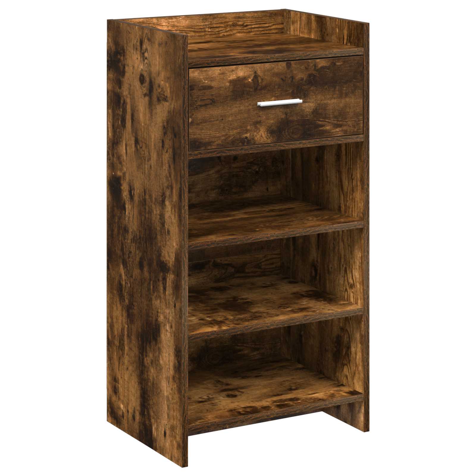 Mobile per scarpe con cassetto Rovere Fumo 48 x 36 x 92 cm