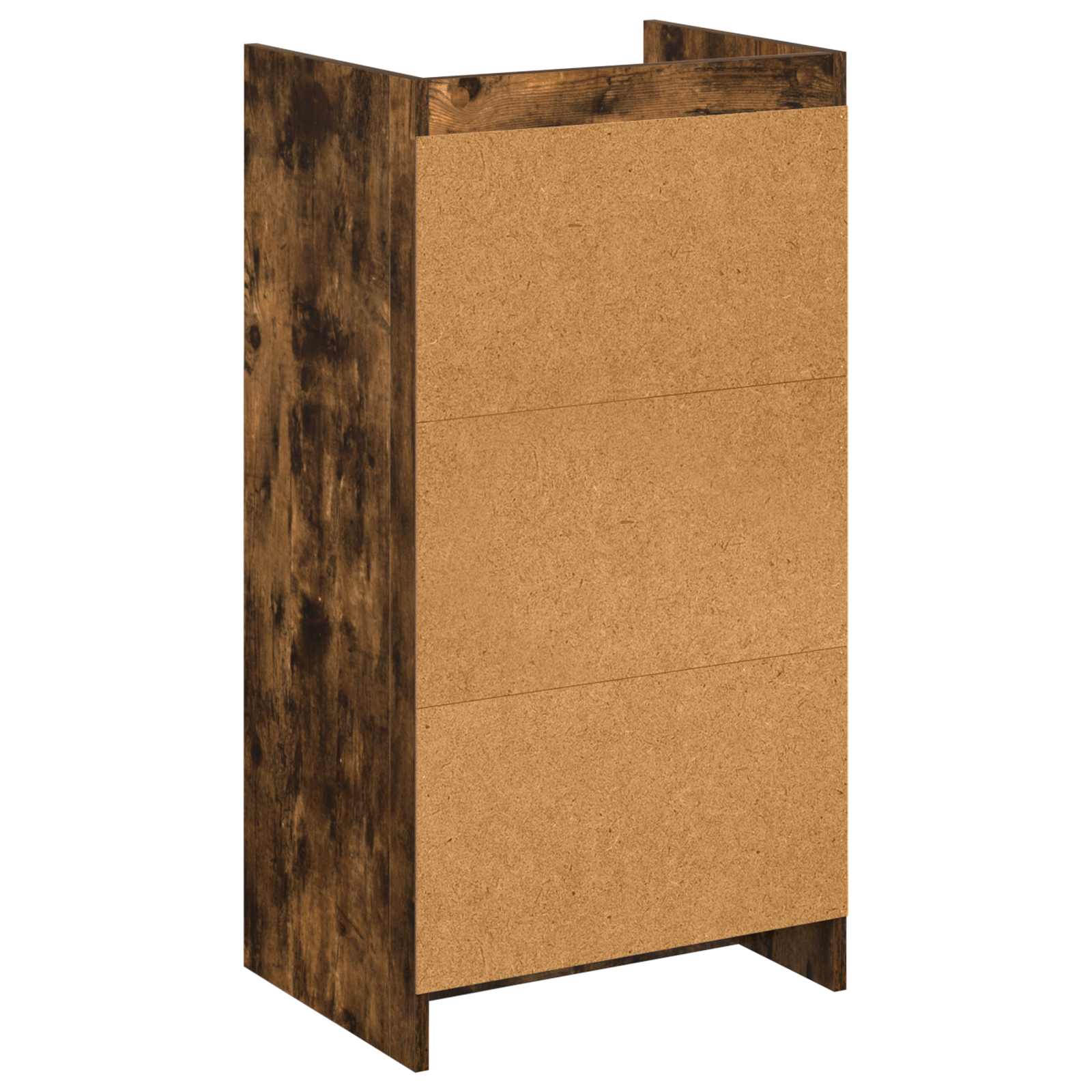 Mobile per scarpe con cassetto Rovere Fumo 48 x 36 x 92 cm