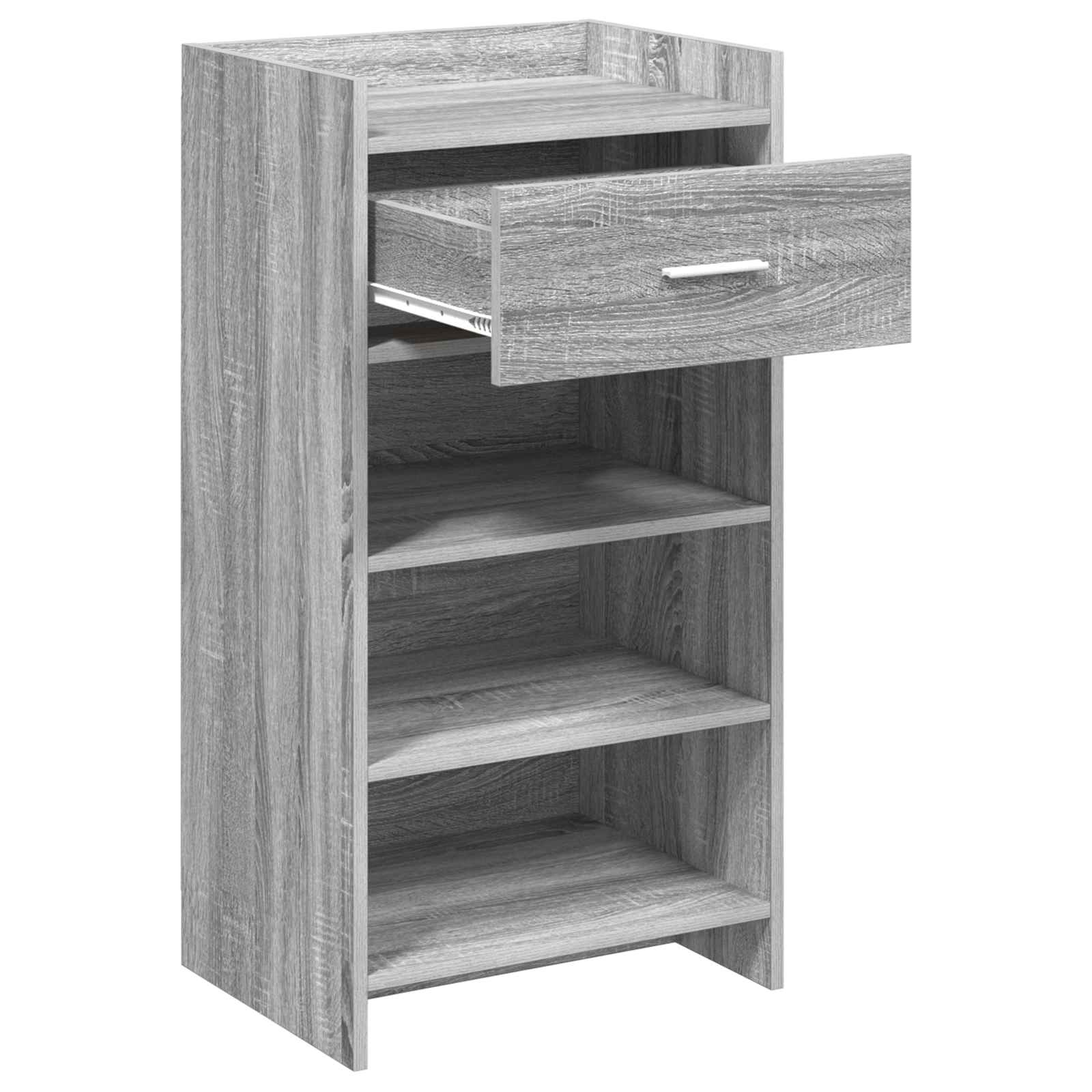 Mobile per scarpe con cassetto Sonoma grigio 48 x 36 x 92 cm