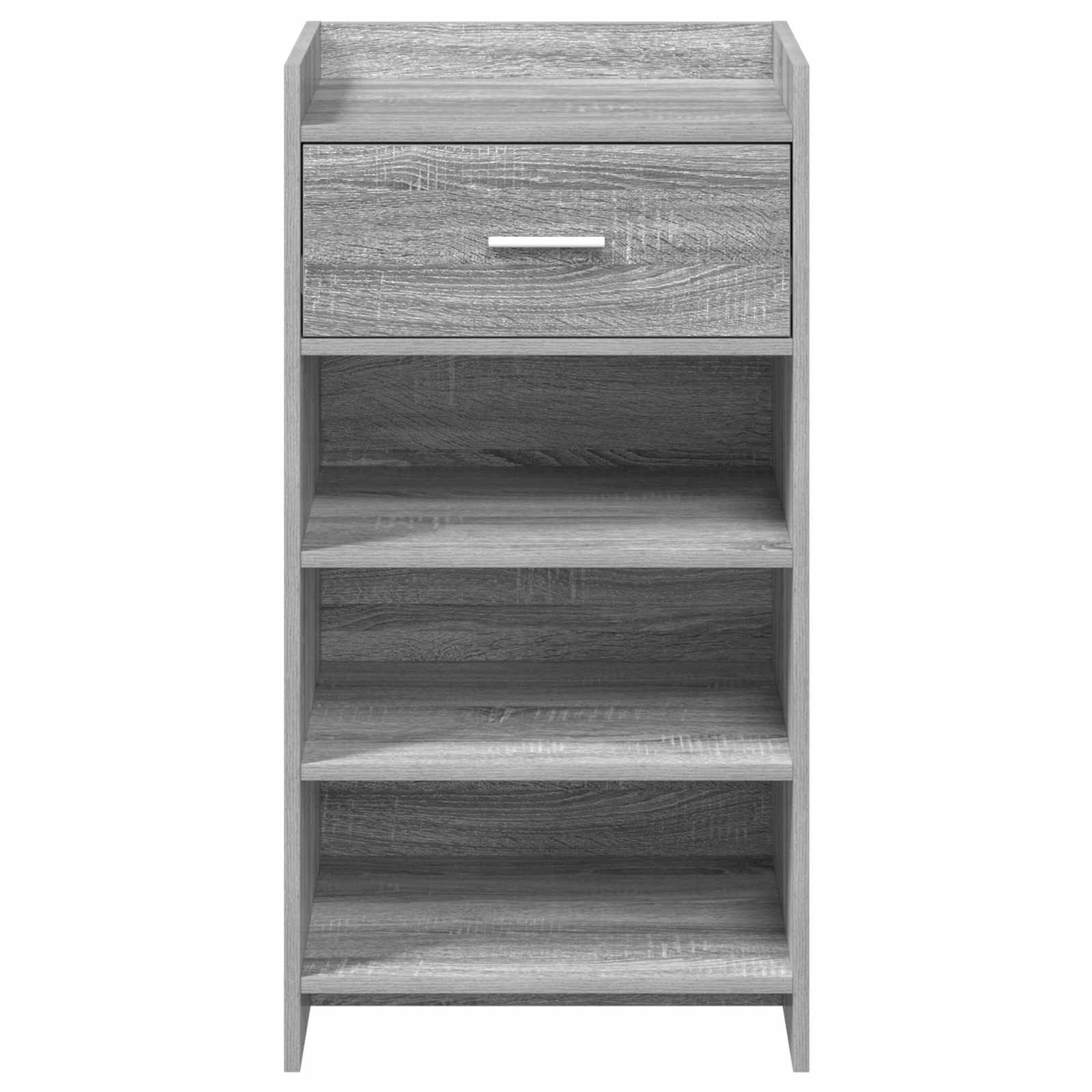 Mobile per scarpe con cassetto Sonoma grigio 48 x 36 x 92 cm