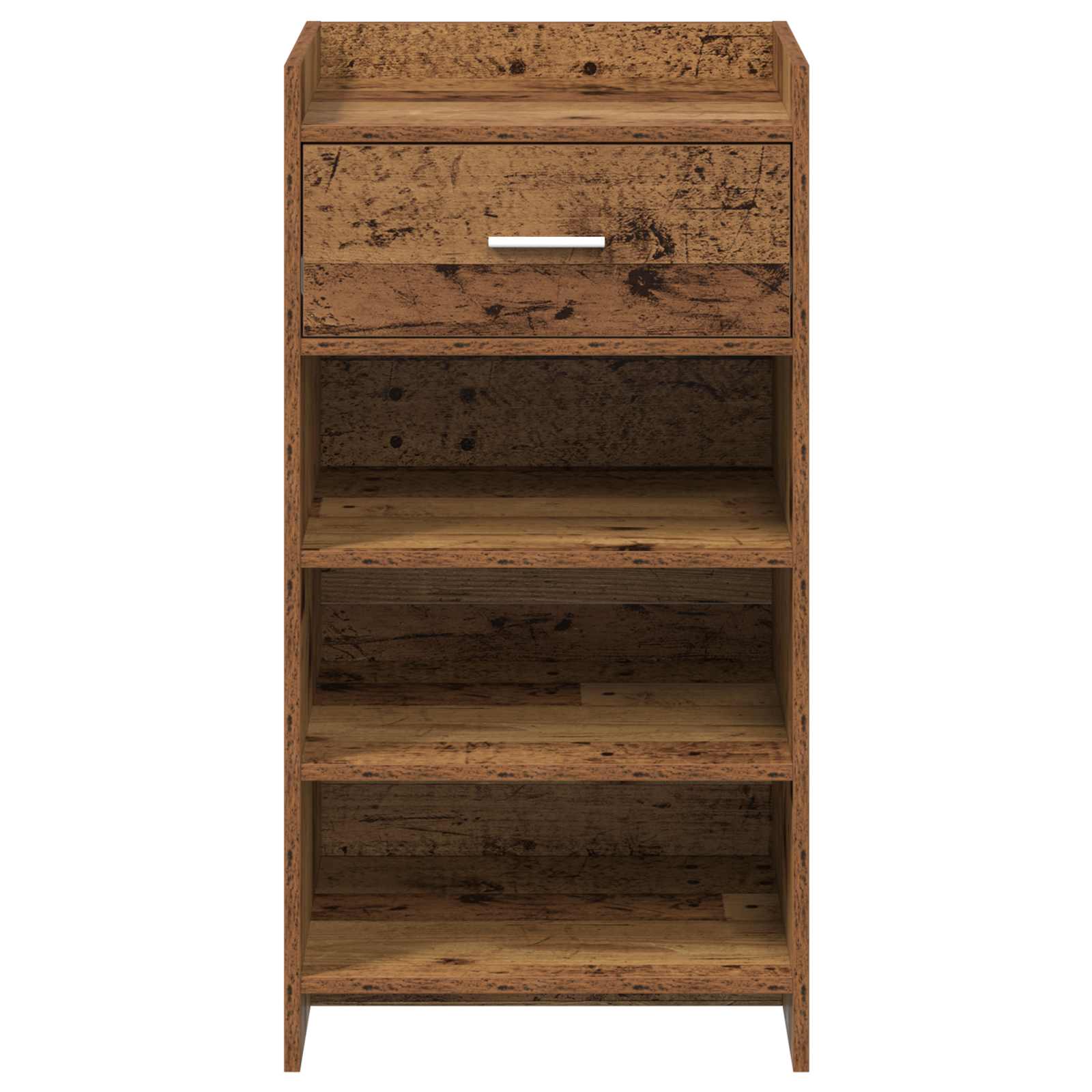 Mobile per scarpe con cassetto Legno antico 48 x 36 x 92 cm