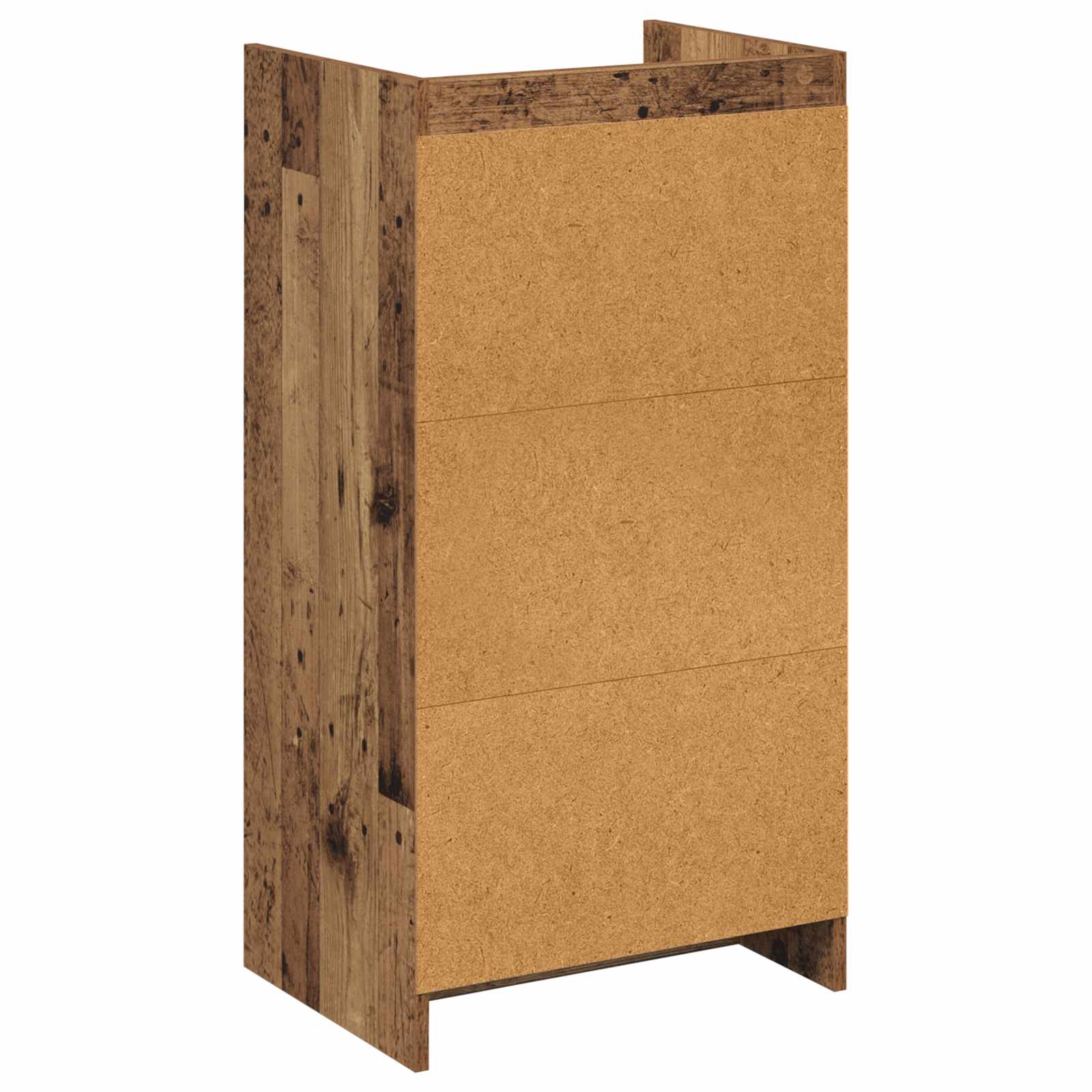 Mobile per scarpe con cassetto Legno antico 48 x 36 x 92 cm