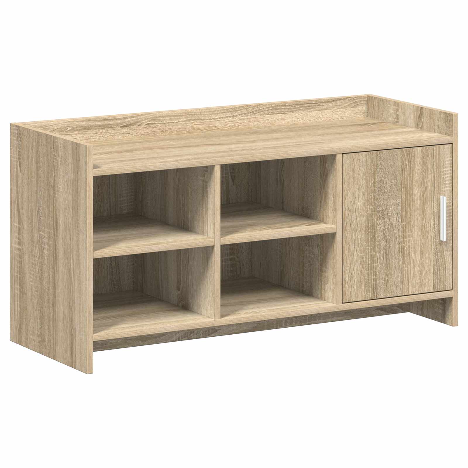 Mobile per scarpe con porta Rovere Sonoma 100 x 39,5 x 51 cm