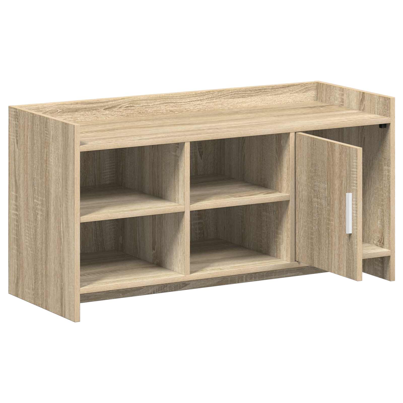 Mobile per scarpe con porta Rovere Sonoma 100 x 39,5 x 51 cm