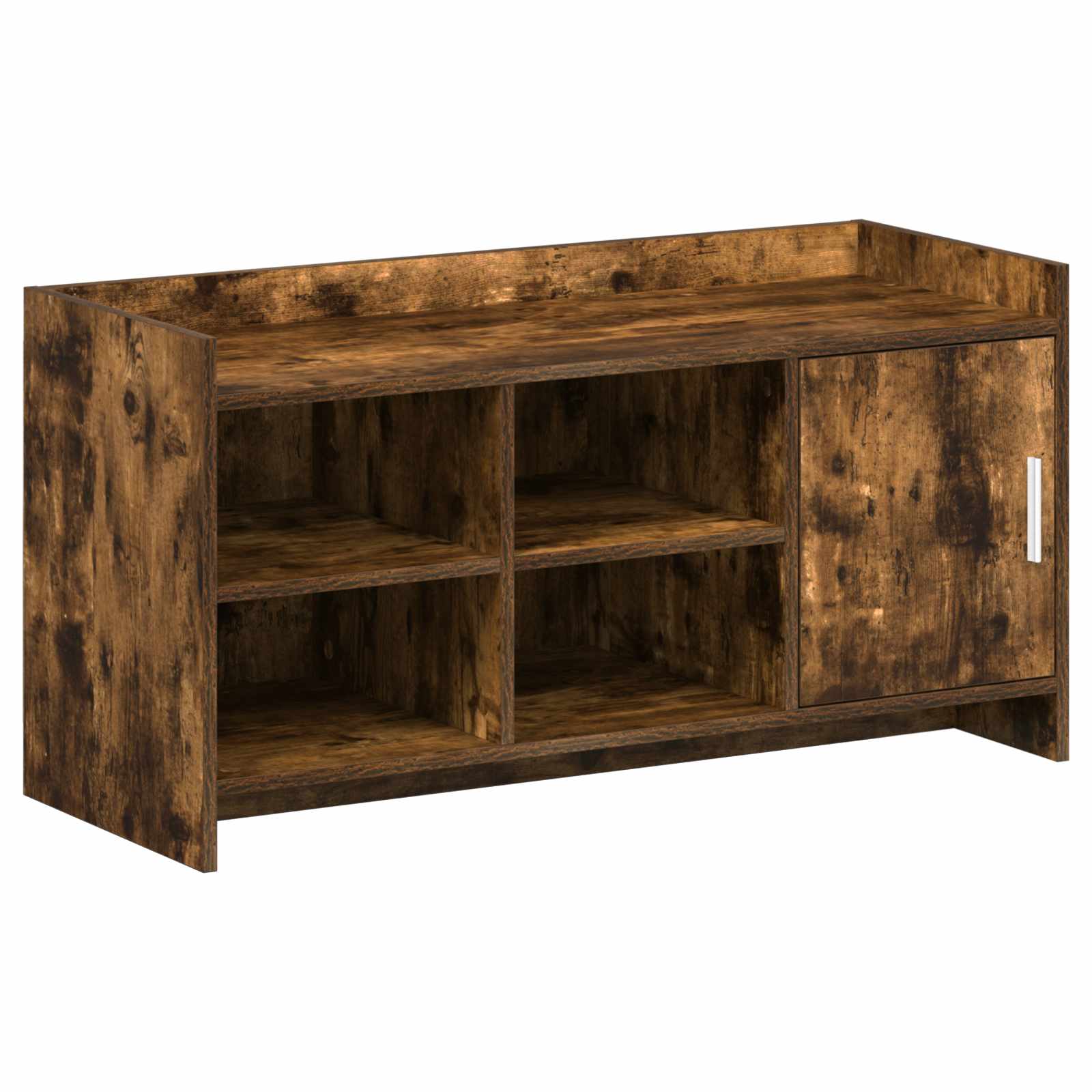 Mobile per scarpe con porta Rovere Fumo 100 x 39,5 x 51 cm