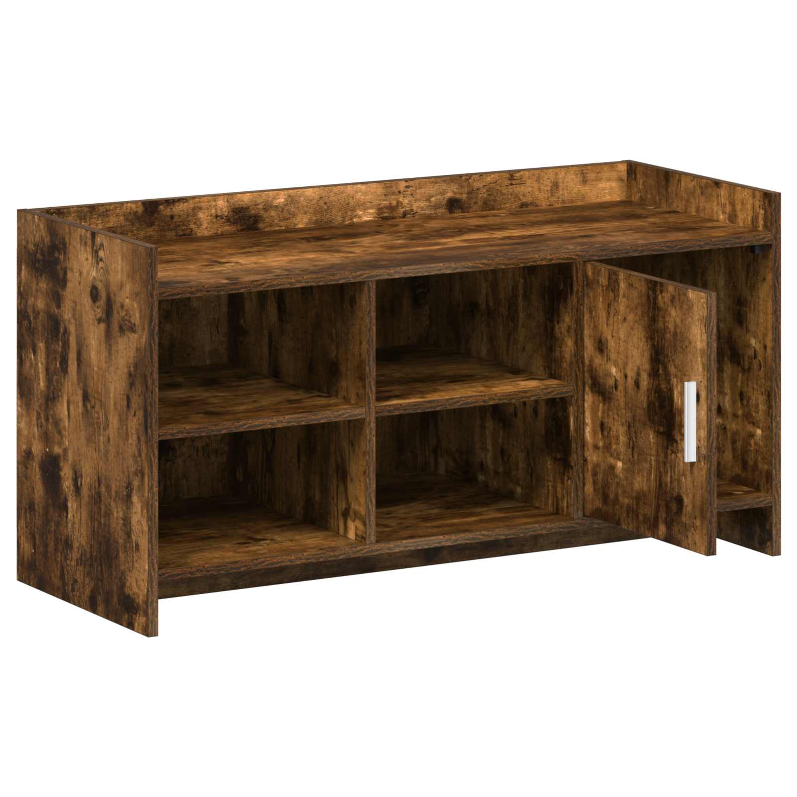 Mobile per scarpe con porta Rovere Fumo 100 x 39,5 x 51 cm