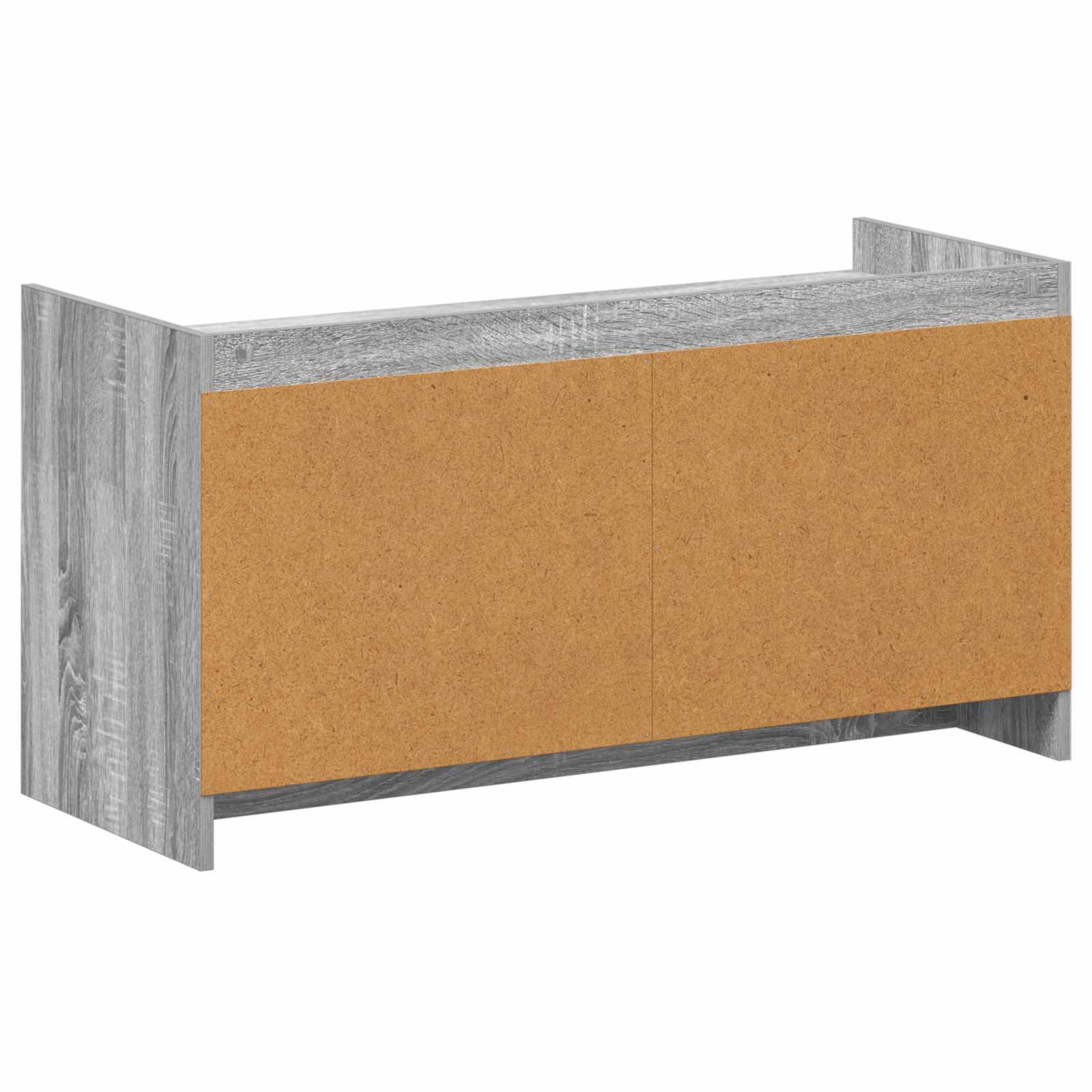 Mobile per scarpe con porta Sonoma grigio 100 x 39,5 x 51 cm