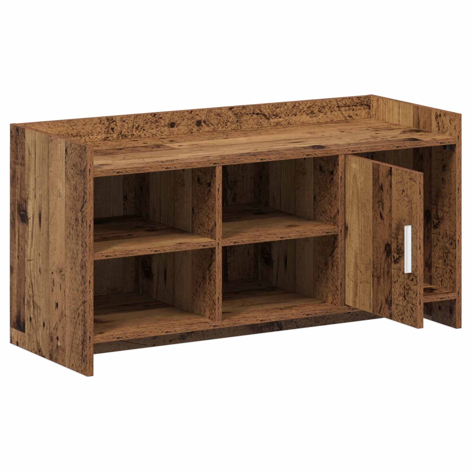 Mobile per scarpe con porta Legno antico 100 x 39,5 x 51 cm