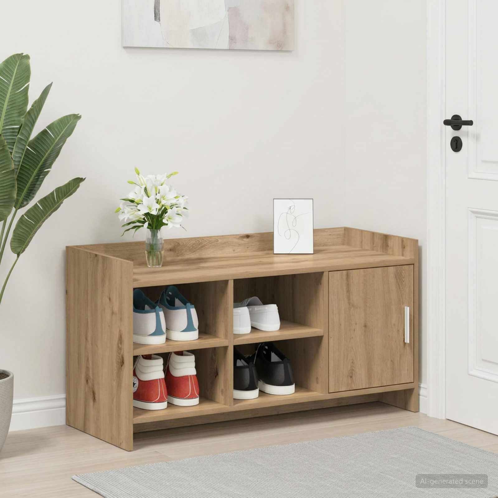 Mobile per scarpe 100 x 39,5 x 51 cm Legno ingegnerizzato