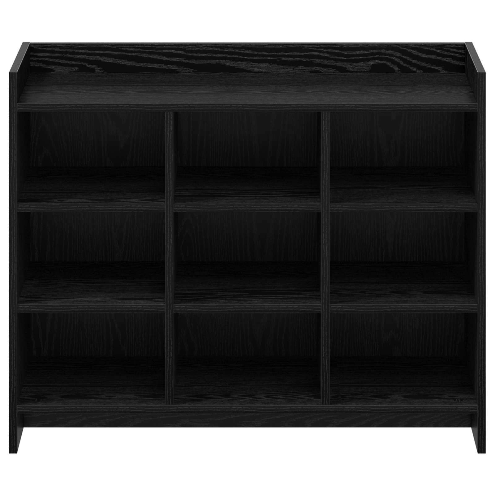Mobile per scarpe Rovere Nero 85 x 39,5 x 70 cm