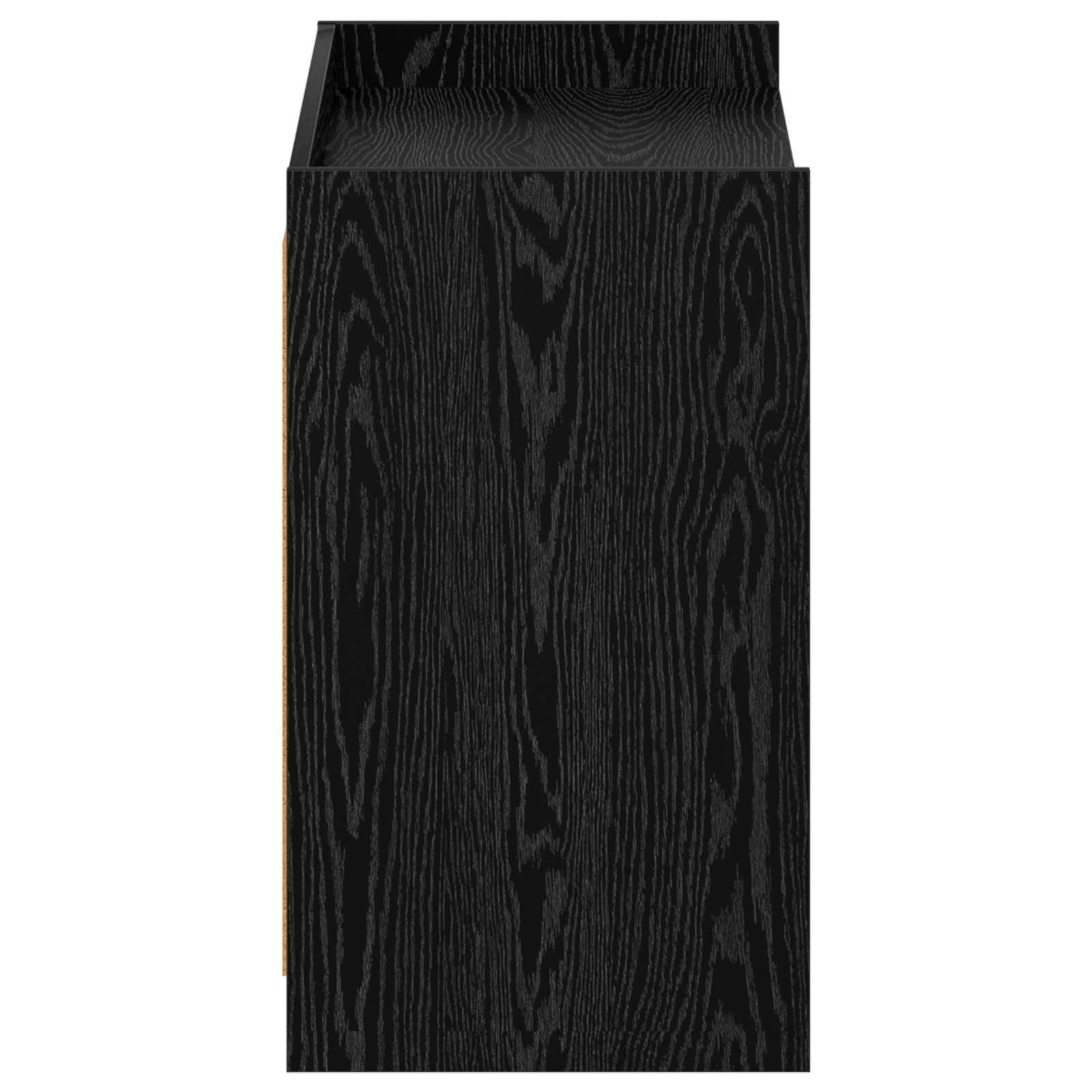 Mobile per scarpe Rovere Nero 85 x 39,5 x 70 cm