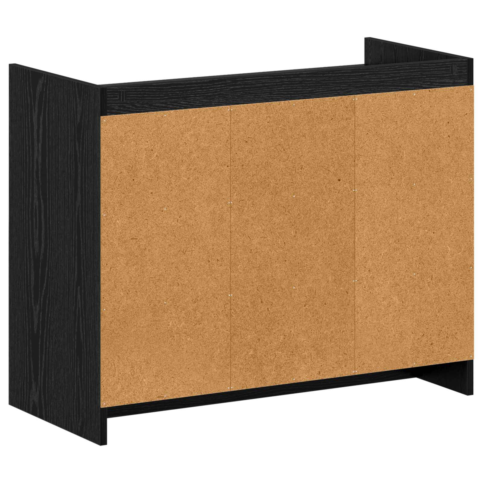 Mobile per scarpe Rovere Nero 85 x 39,5 x 70 cm