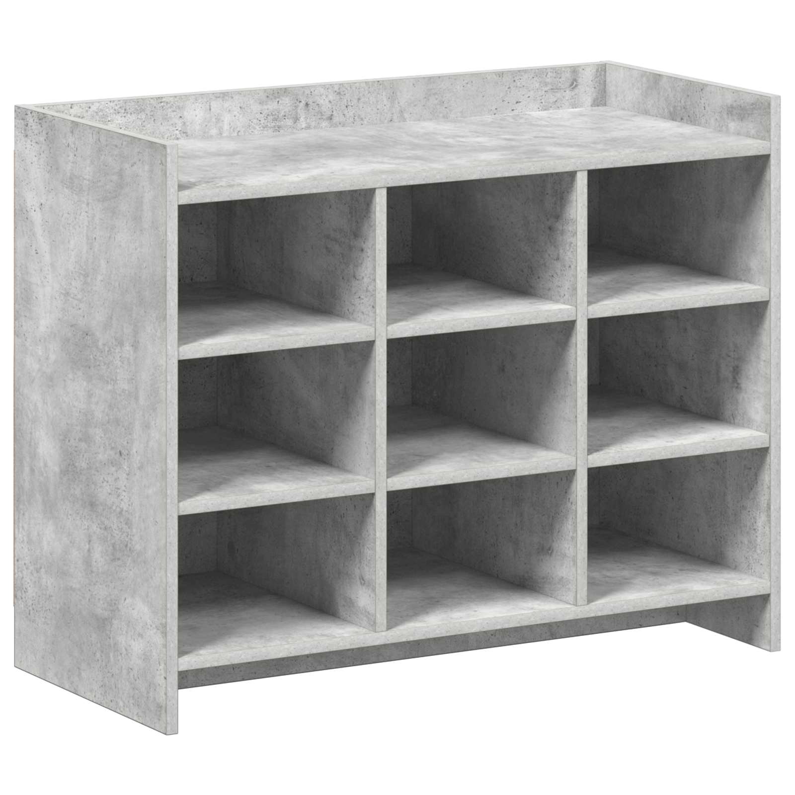 Mobile per scarpe Grigio Cemento 85 x 39,5 x 70 cm