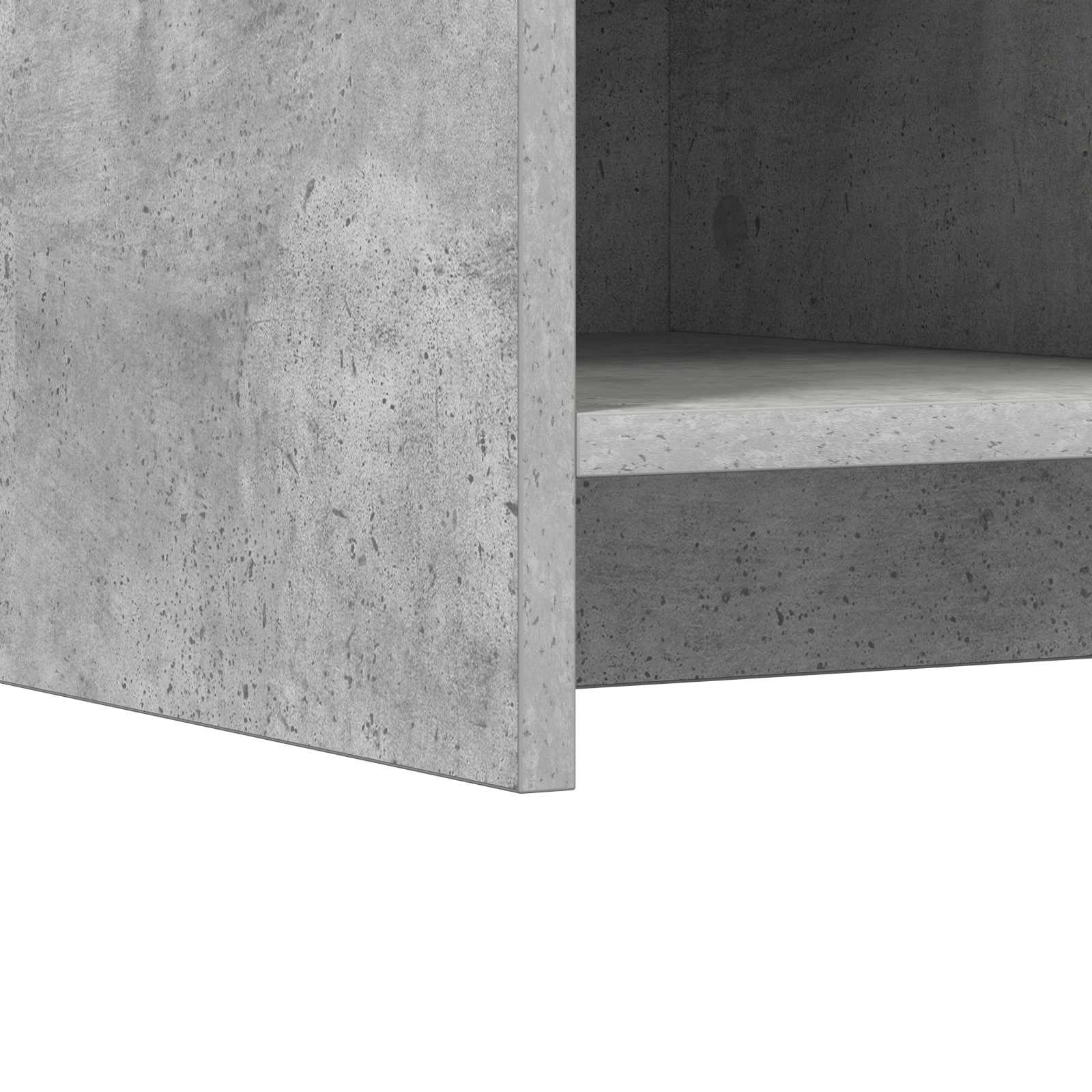 Mobile per scarpe Grigio Cemento 85 x 39,5 x 70 cm