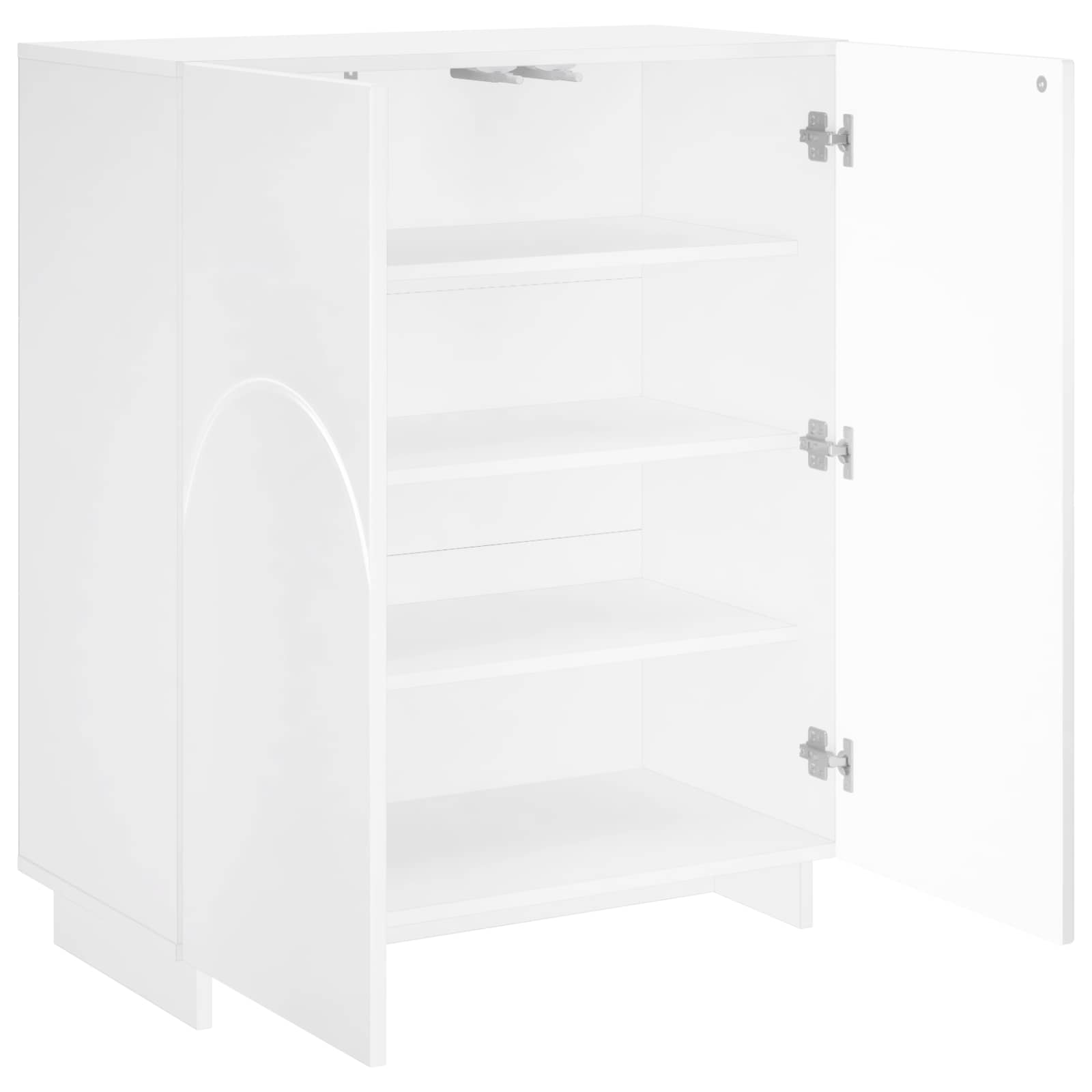 Scarpiera 73 x 38 x 87,5 cm Legno ingegnerizzato Bianco
