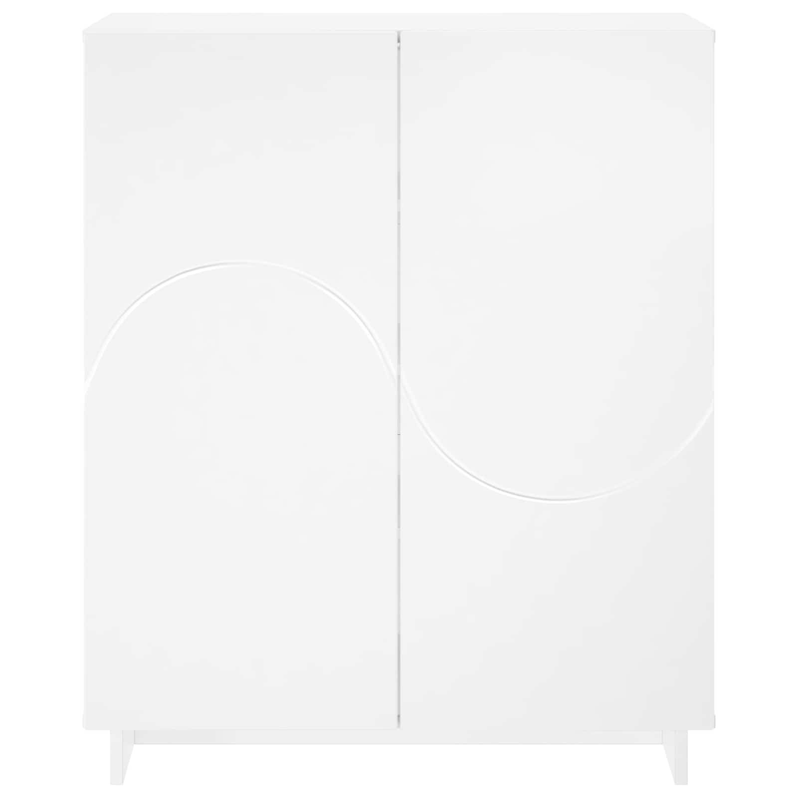 Scarpiera 73 x 38 x 87,5 cm Legno ingegnerizzato Bianco