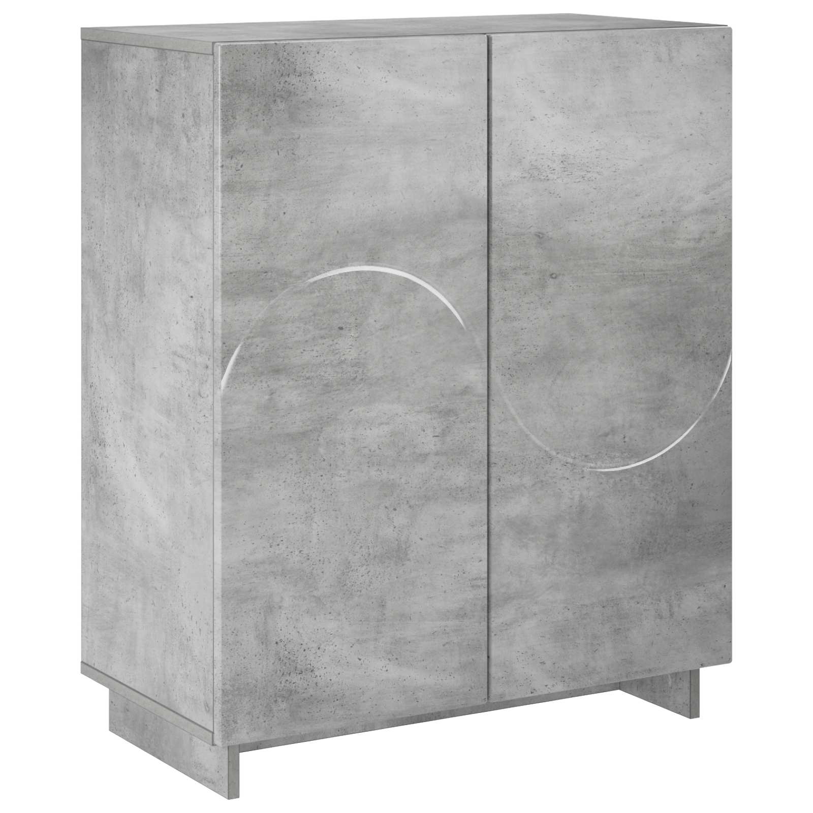 Scarpiera 73 x 38 x 87,5 cm Legno ingegnerizzato Grigio Cemento